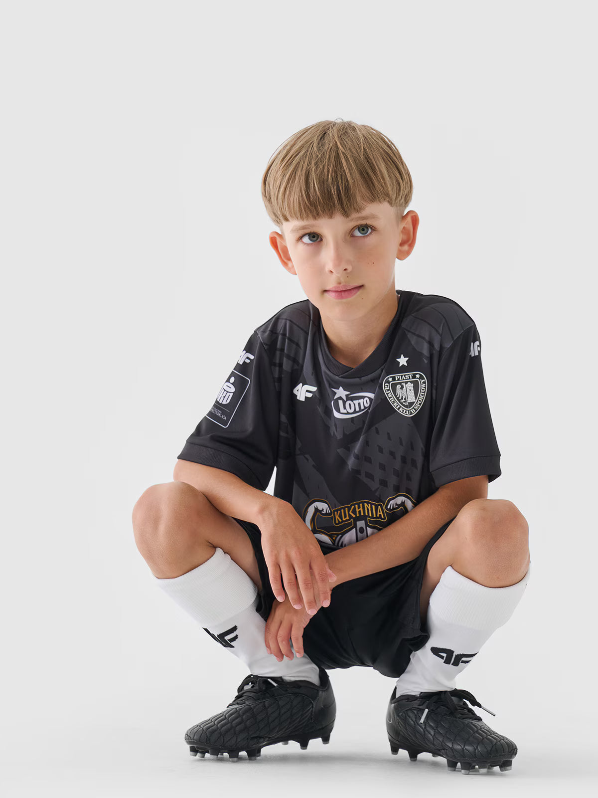 Koszulka klubowa domowa z sezonu 2024/25 chłopięca 4F x Piast Gliwice