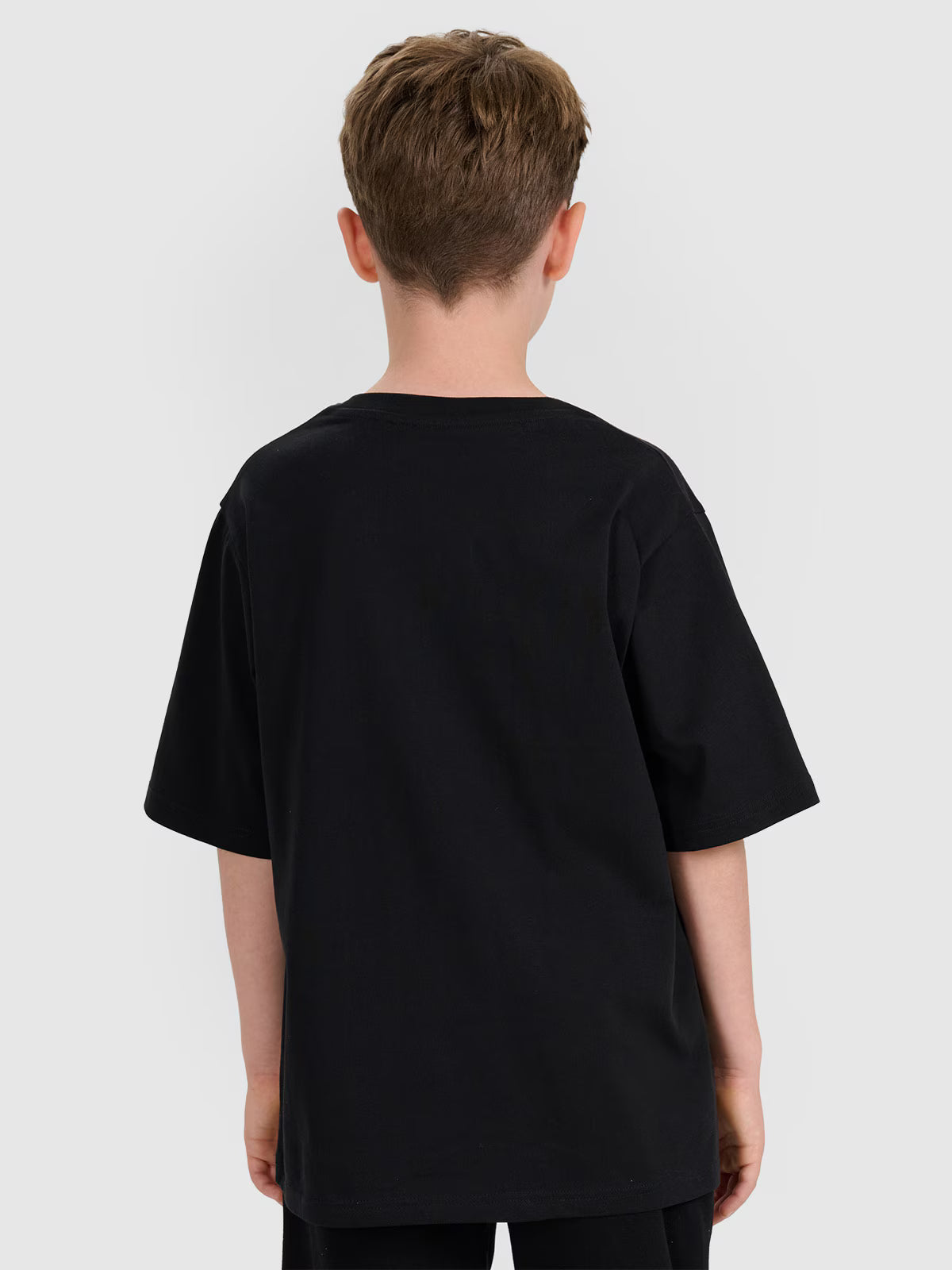 T-shirt oversize z nadrukiem dziecięcy