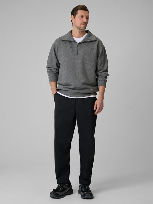 Bluza dresowa regular bez kaptura męska