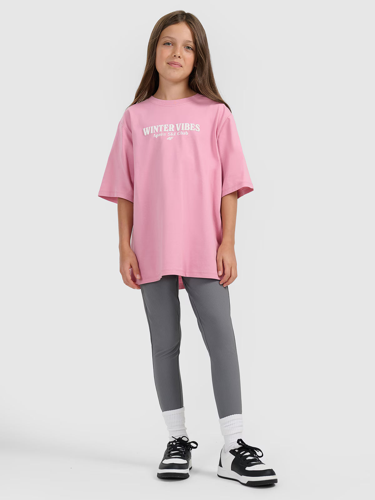 T-shirt regular z nadrukiem dziewczęcy
