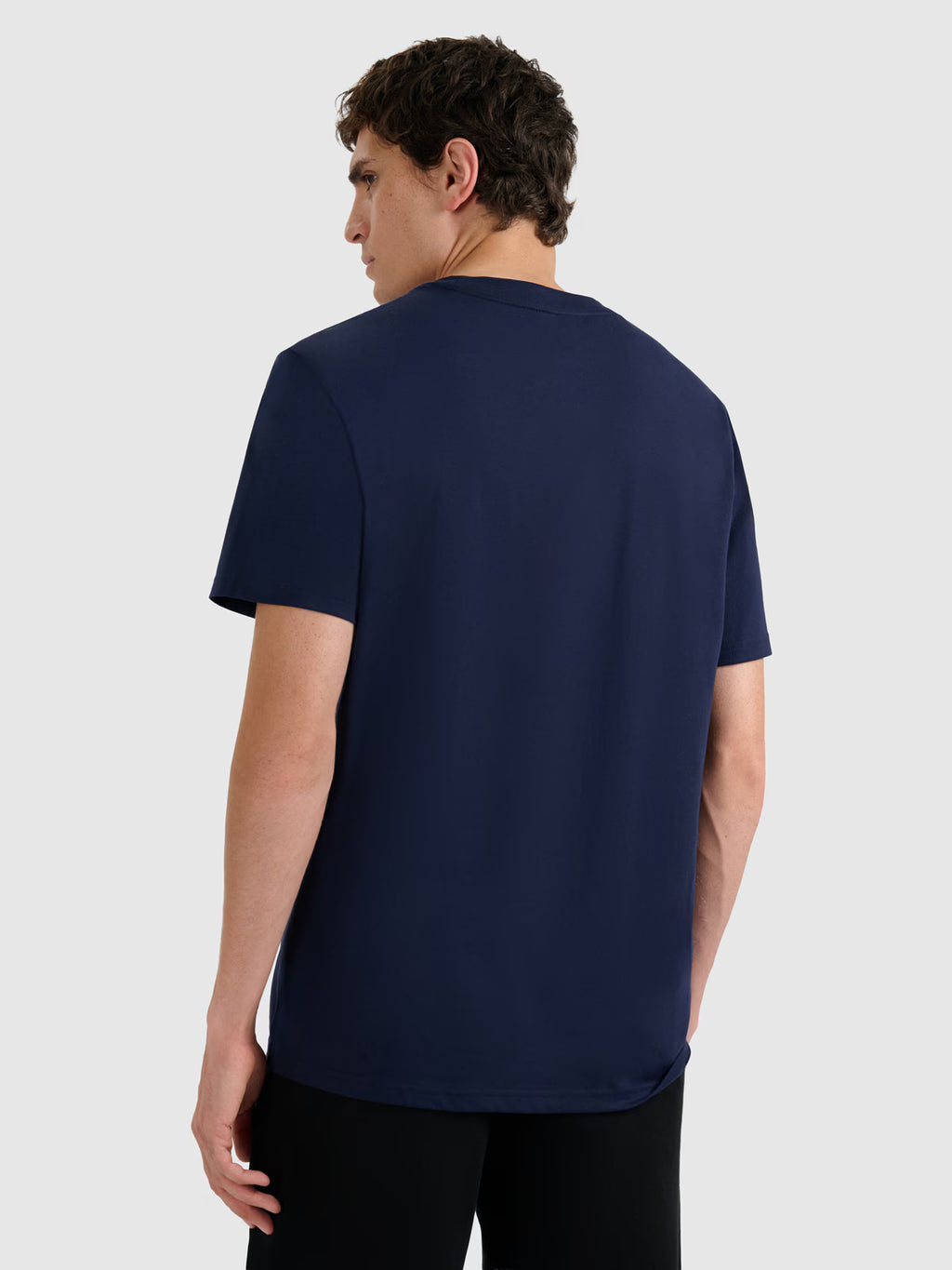 T-shirt regular gładki męski
