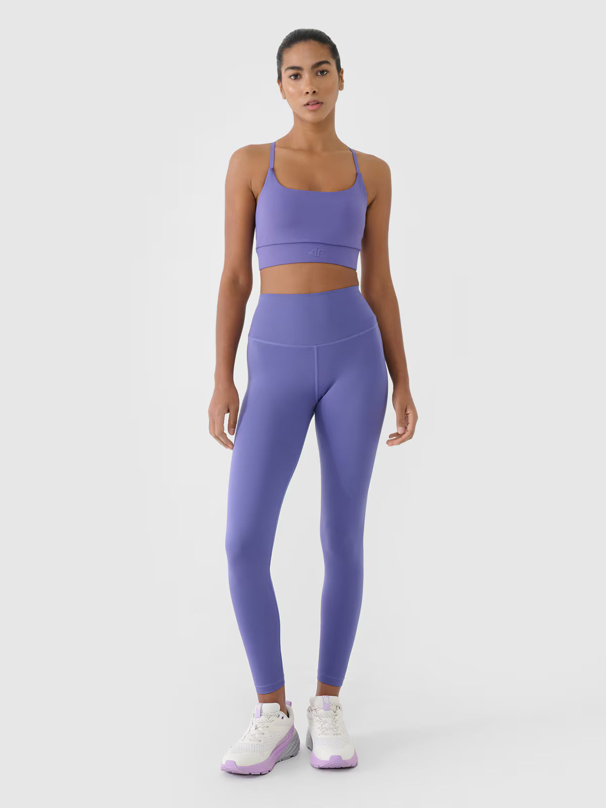 Legginsy treningowe z wysokim stanem damskie
