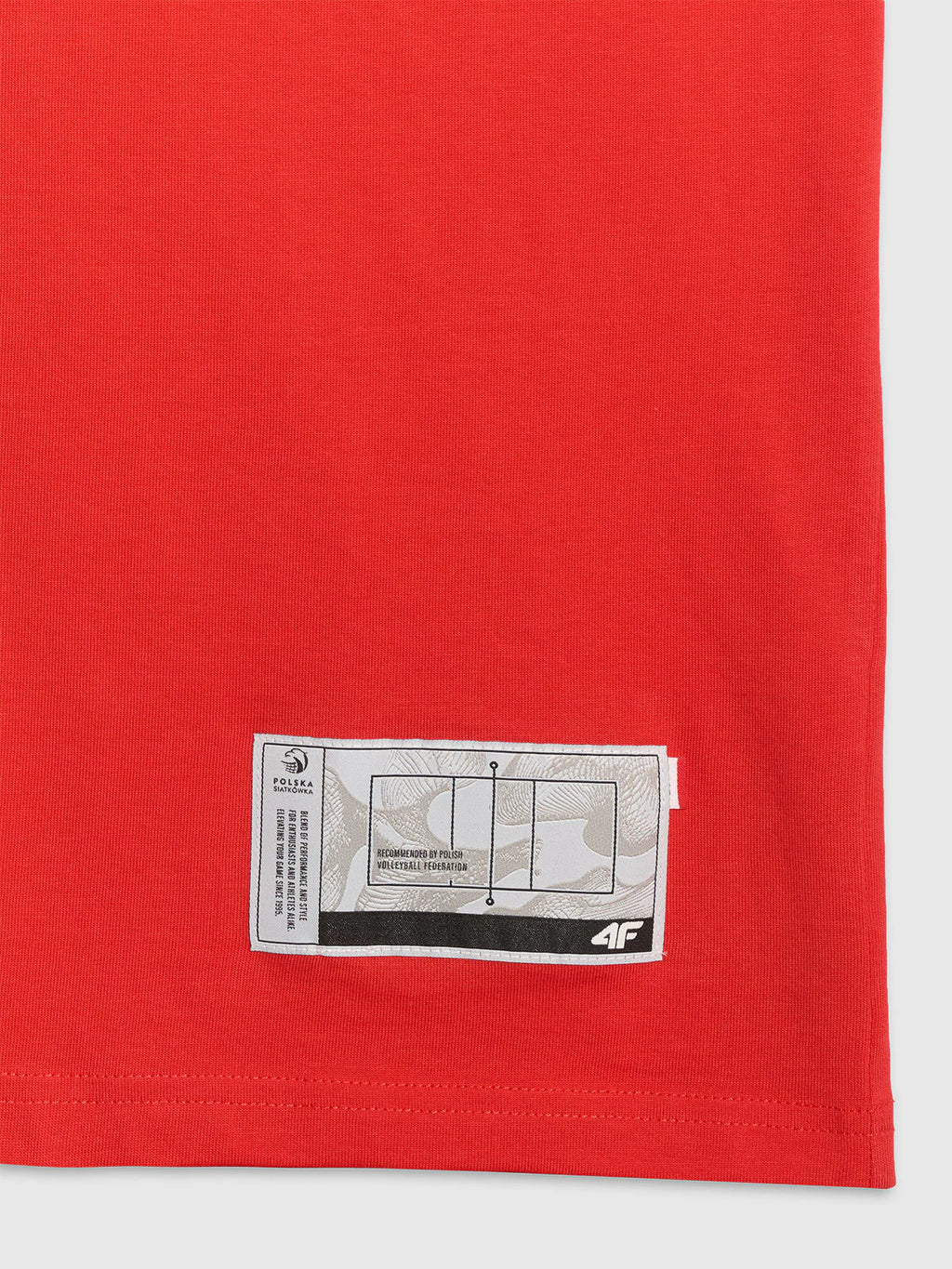 T-shirt regular z nadrukiem siatkarskim męski