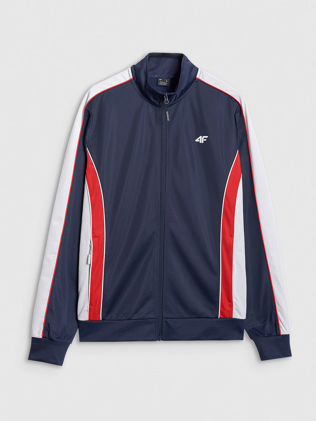 Bluza dresowa rozpinana bez kaptura męska