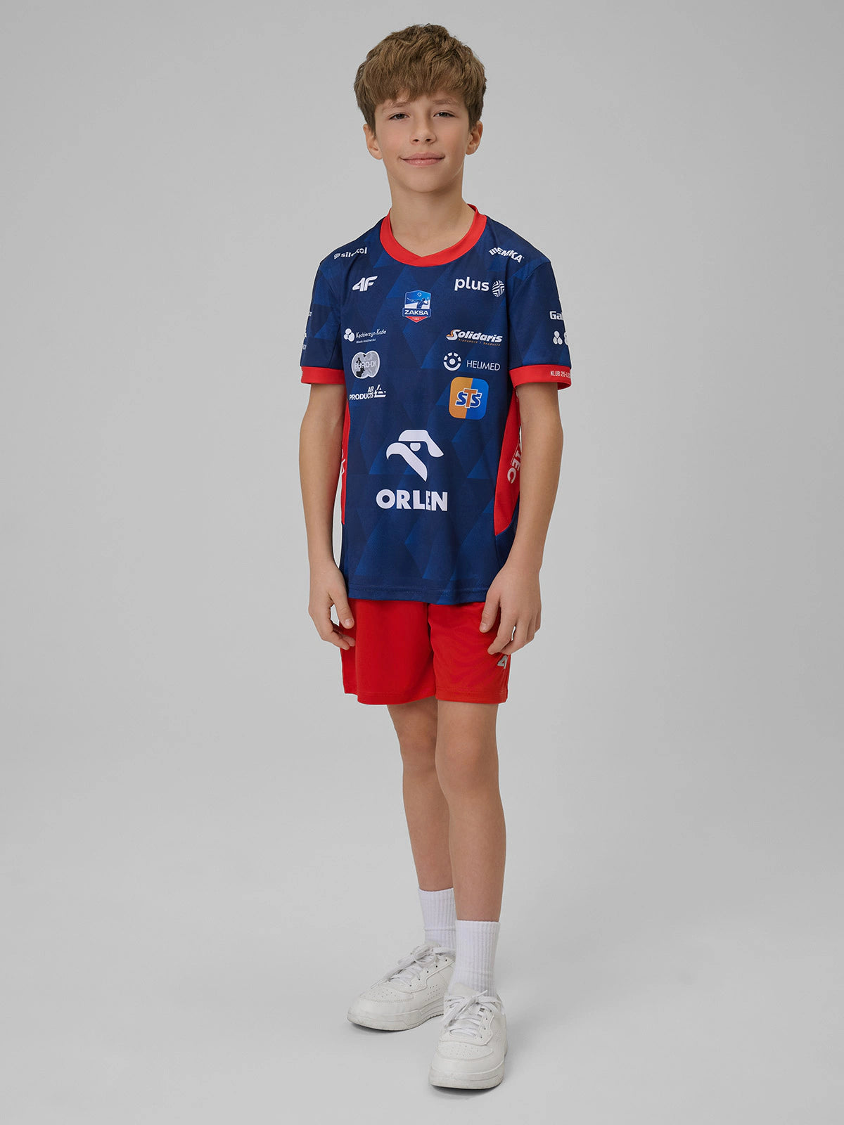 Koszulka meczowa replika domowa z sezonu 2025-26 dziecięca 4F x ZAKSA Kędzierzyn-Koźle