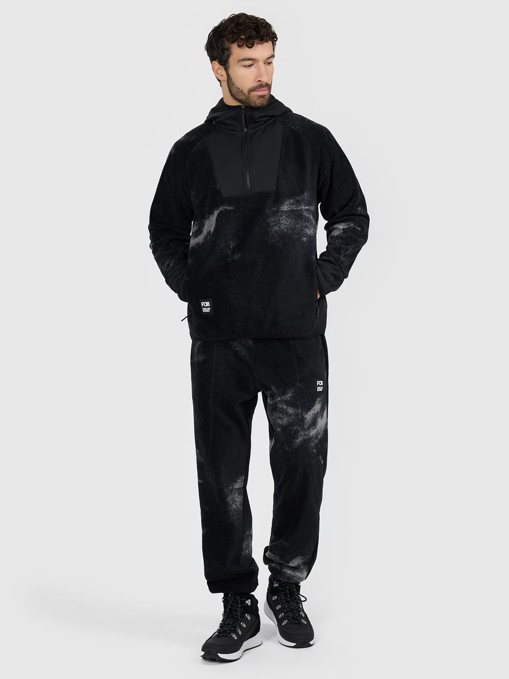 Polar loose z kapturem męski
