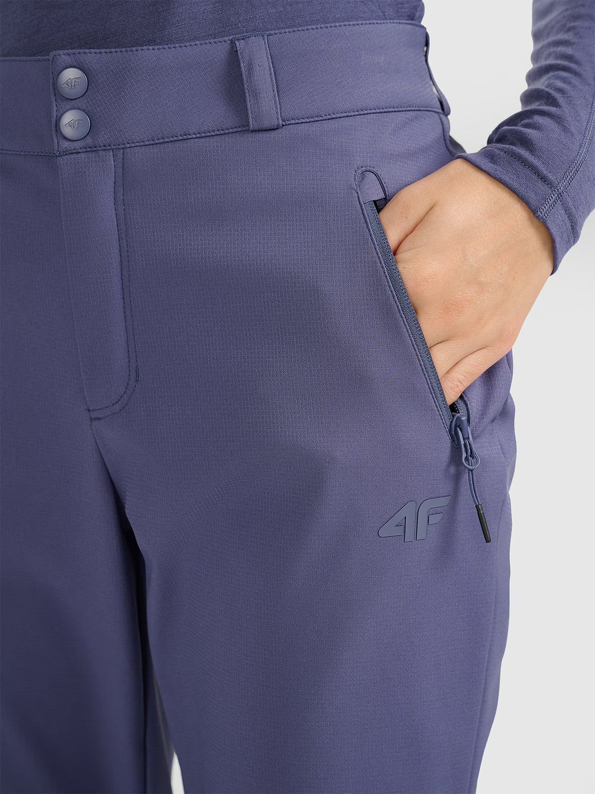Spodnie trekkingowe softshell membrana 10000 damskie