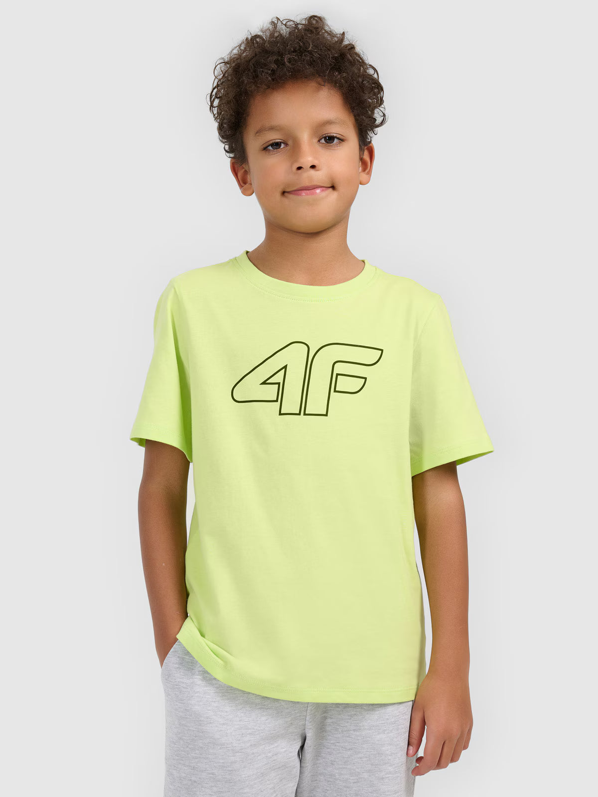 T-shirt regular z nadrukiem chłopięcy