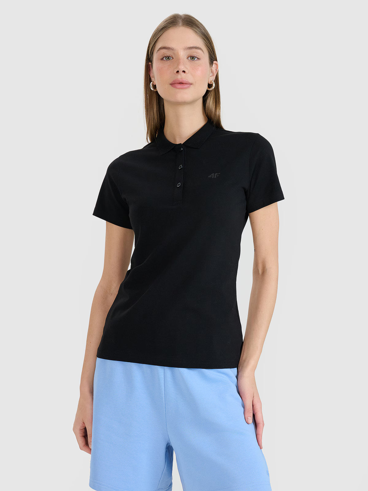 Koszulka polo slim damska