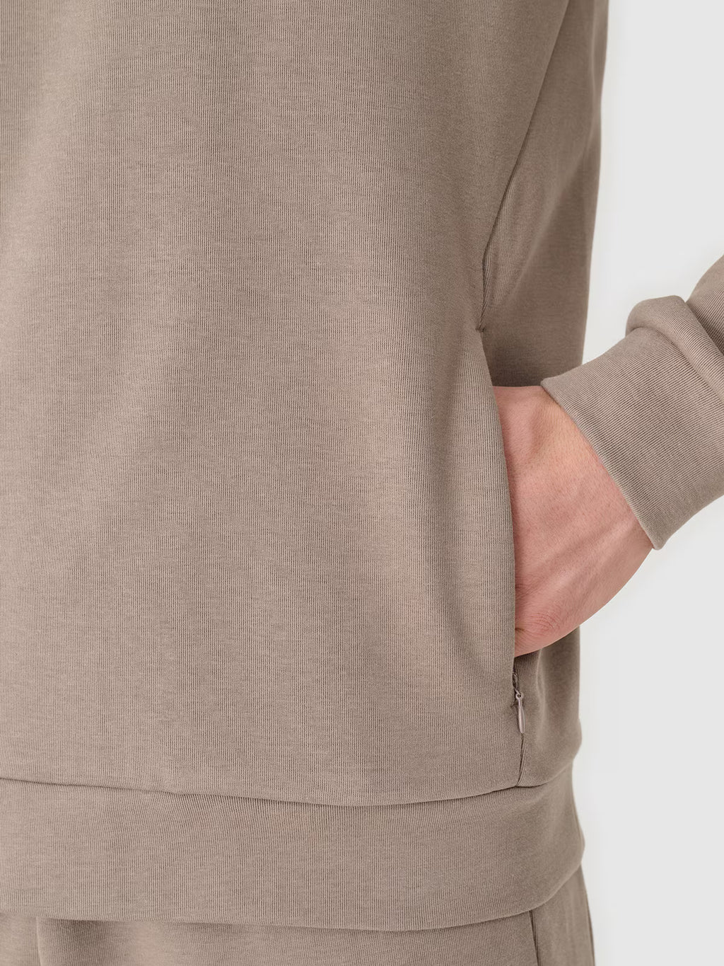 Bluza dresowa nierozpinana z kapturem męska