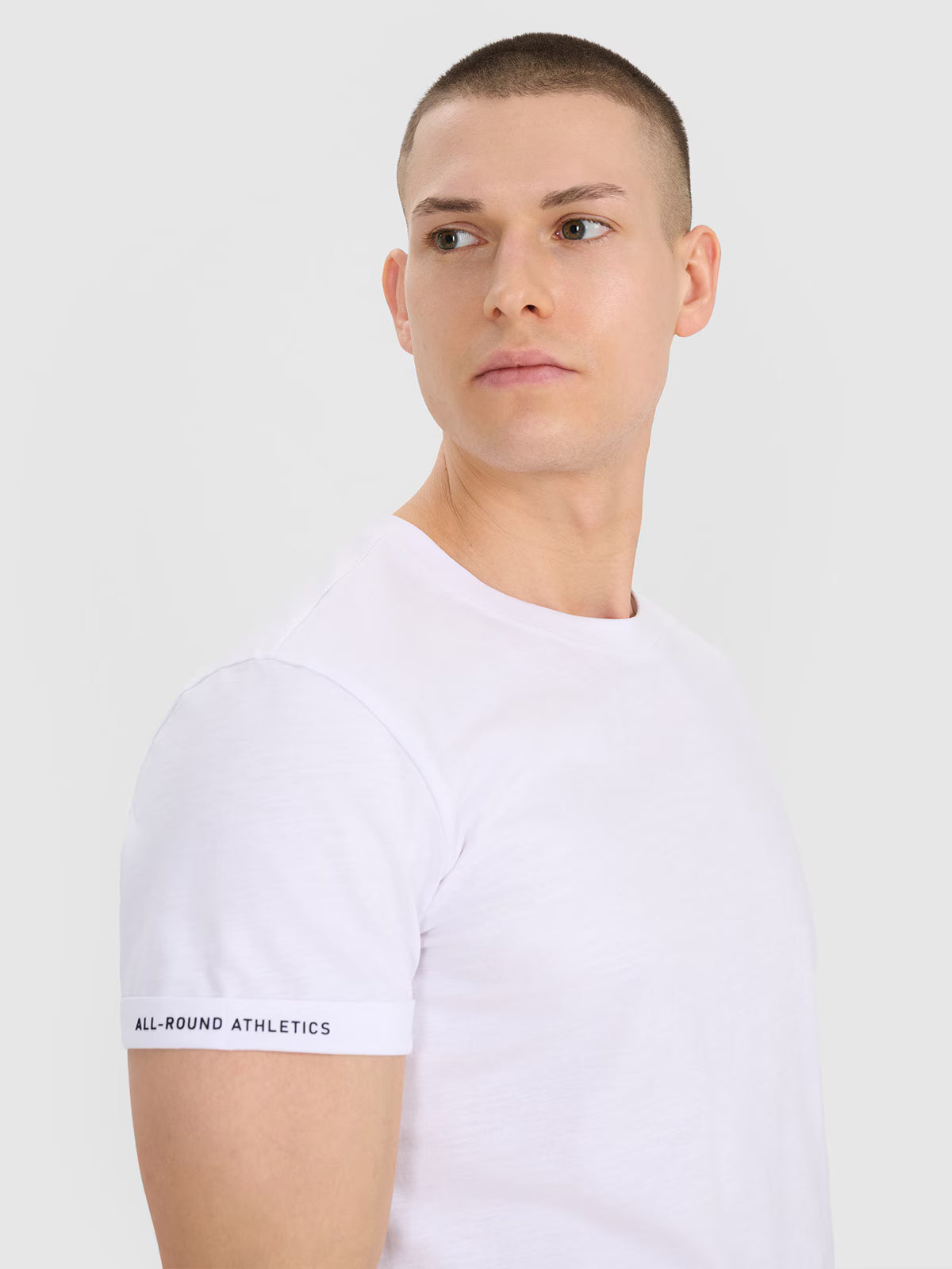 T-shirt regular gładki męski