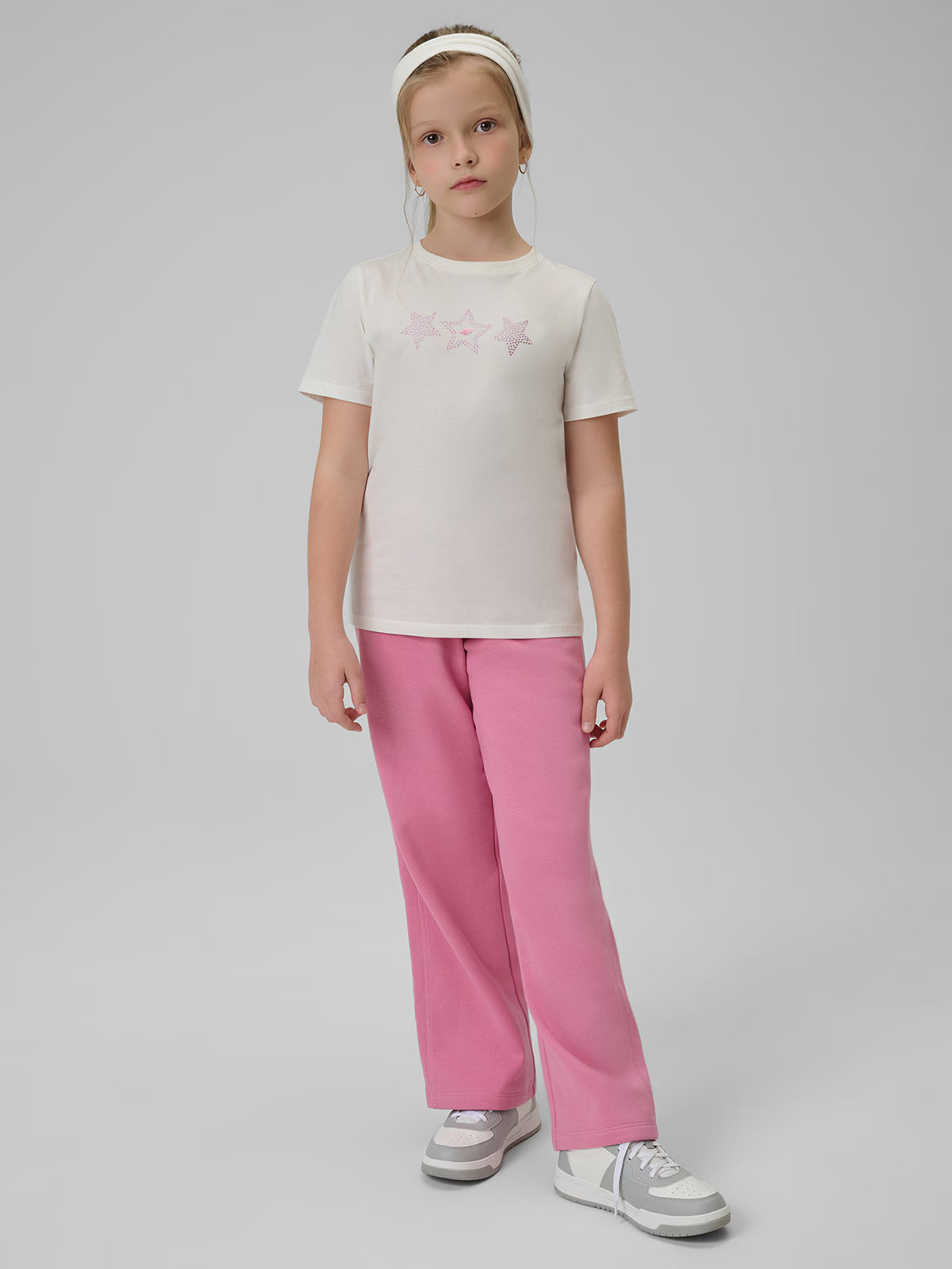 T-shirt regular z nadrukiem dziewczęcy