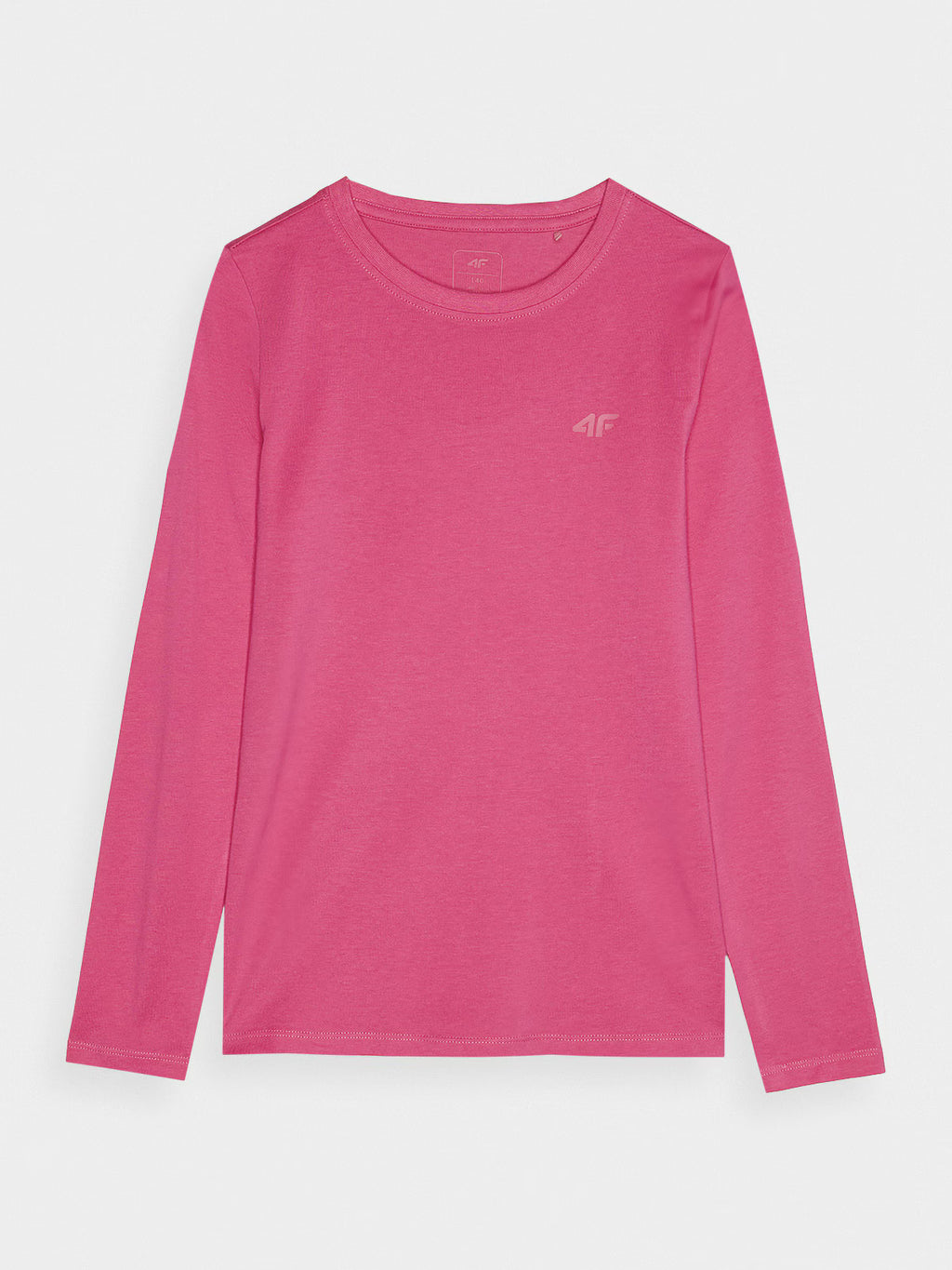 Longsleeve regular gladki dziewczęcy