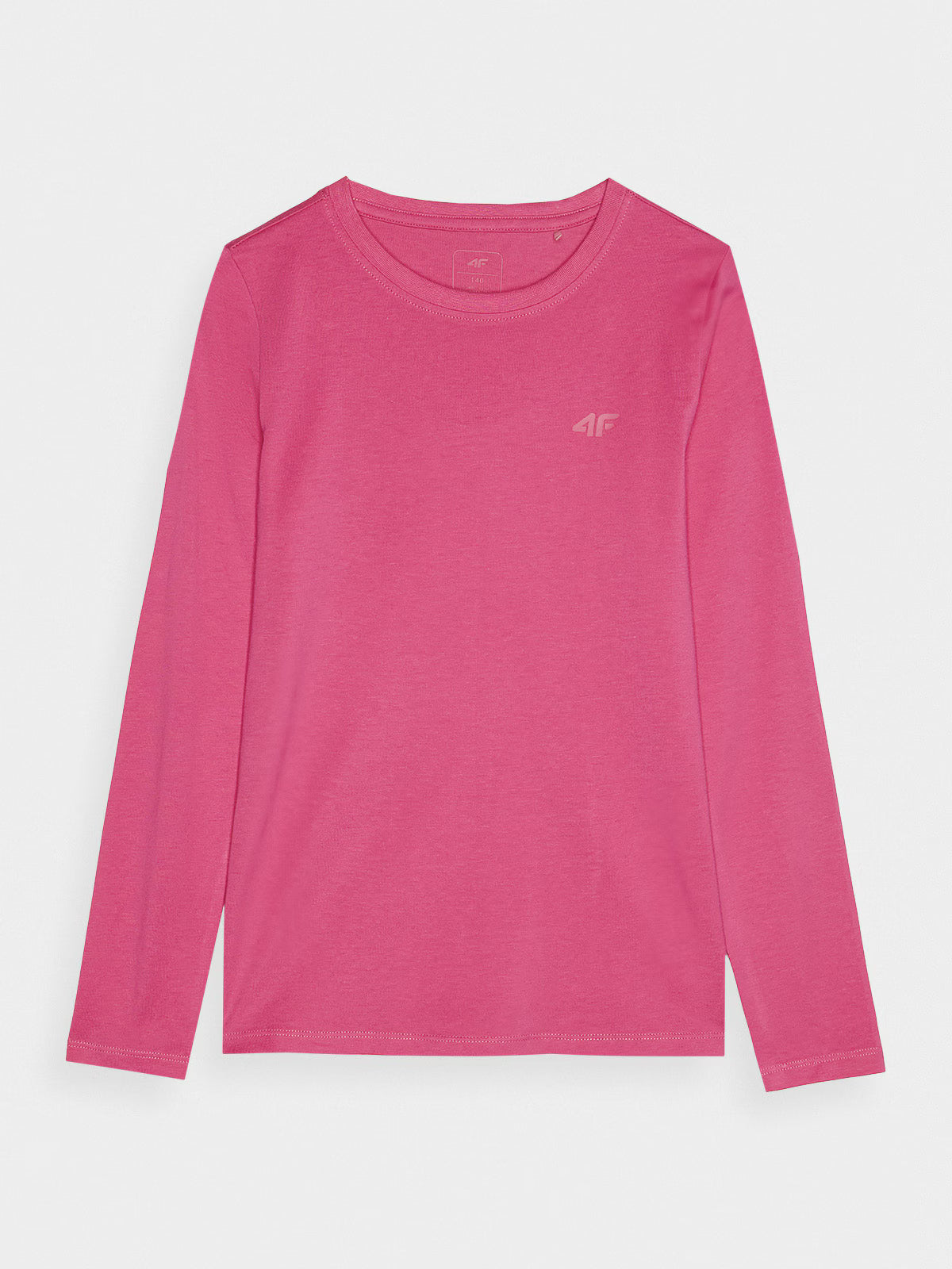 Longsleeve regular gladki dziewczęcy