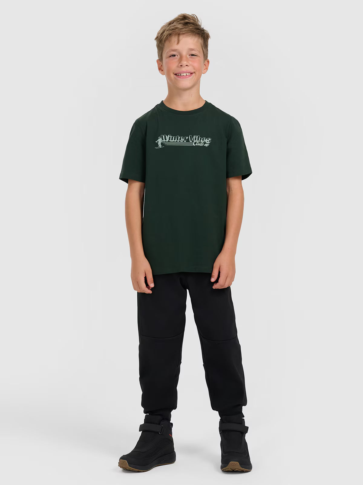 T-shirt regular z nadrukiem chłopięcy