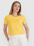 T-shirt regular z nadrukiem damski