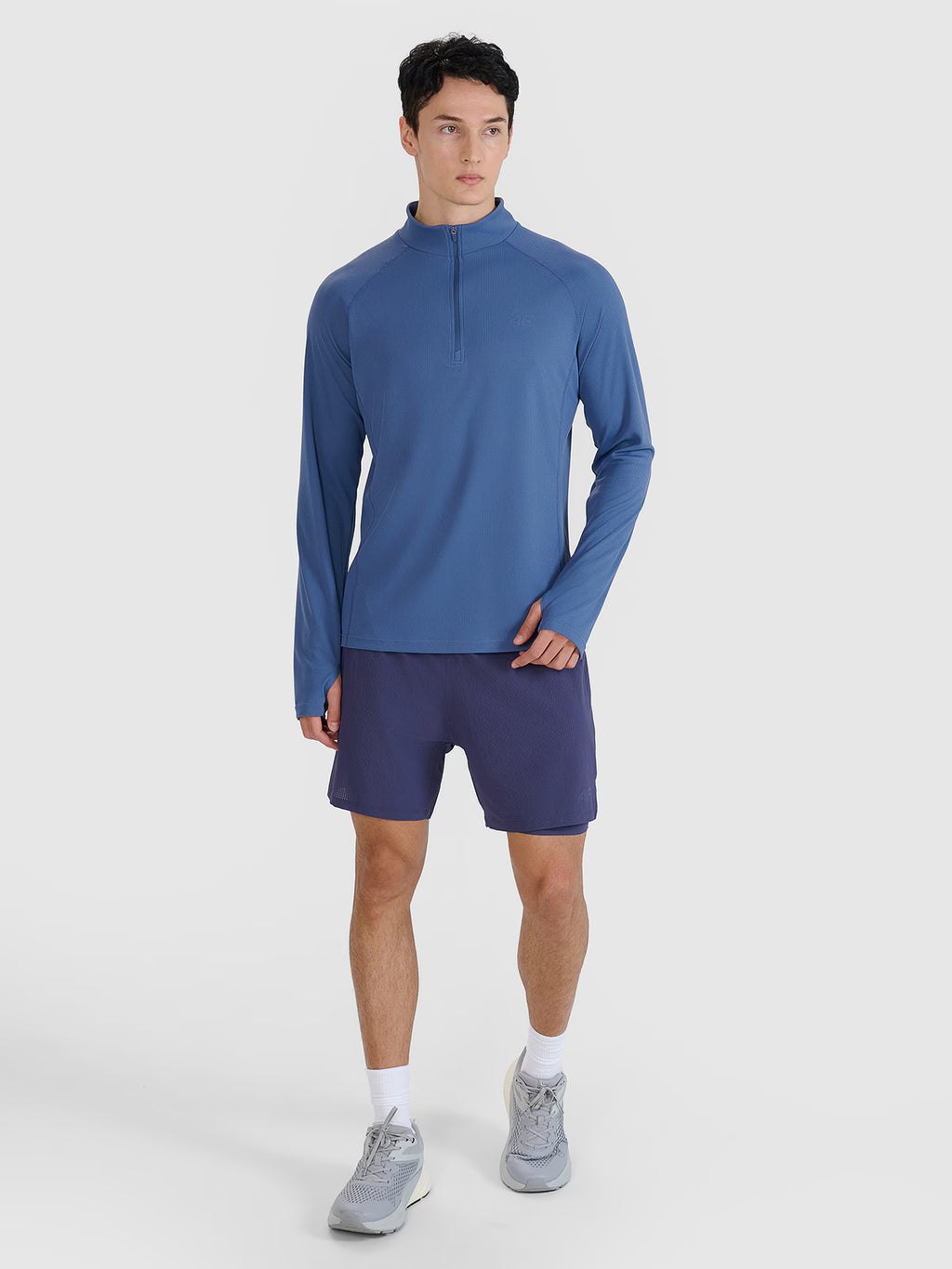 Longsleeve do biegania w terenie szybkoschnący męski