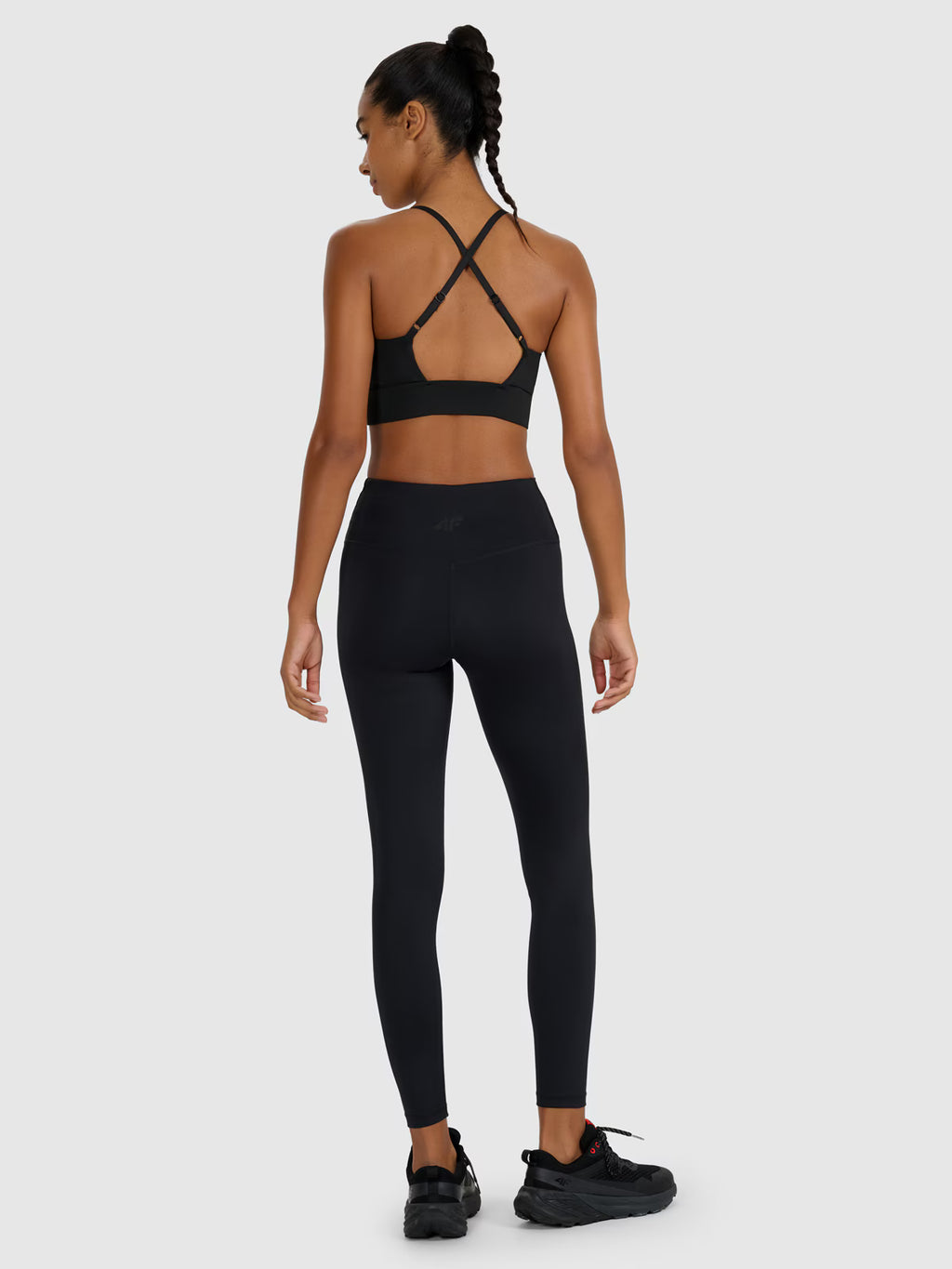 Legginsy treningowe z wysokim stanem damskie