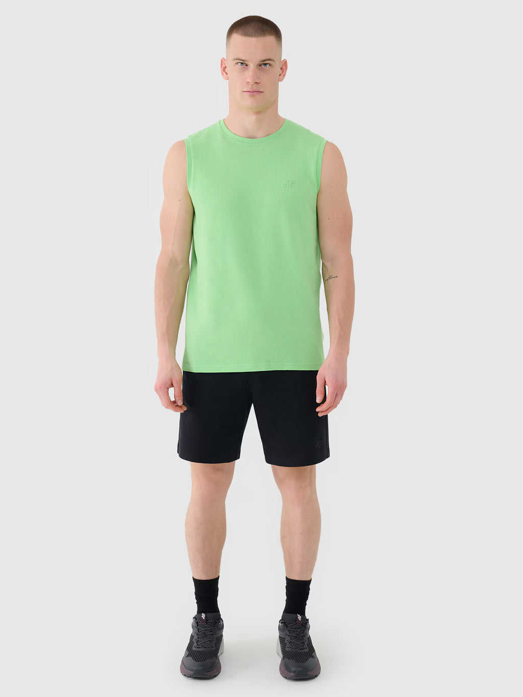 Tank top regular gładki męski