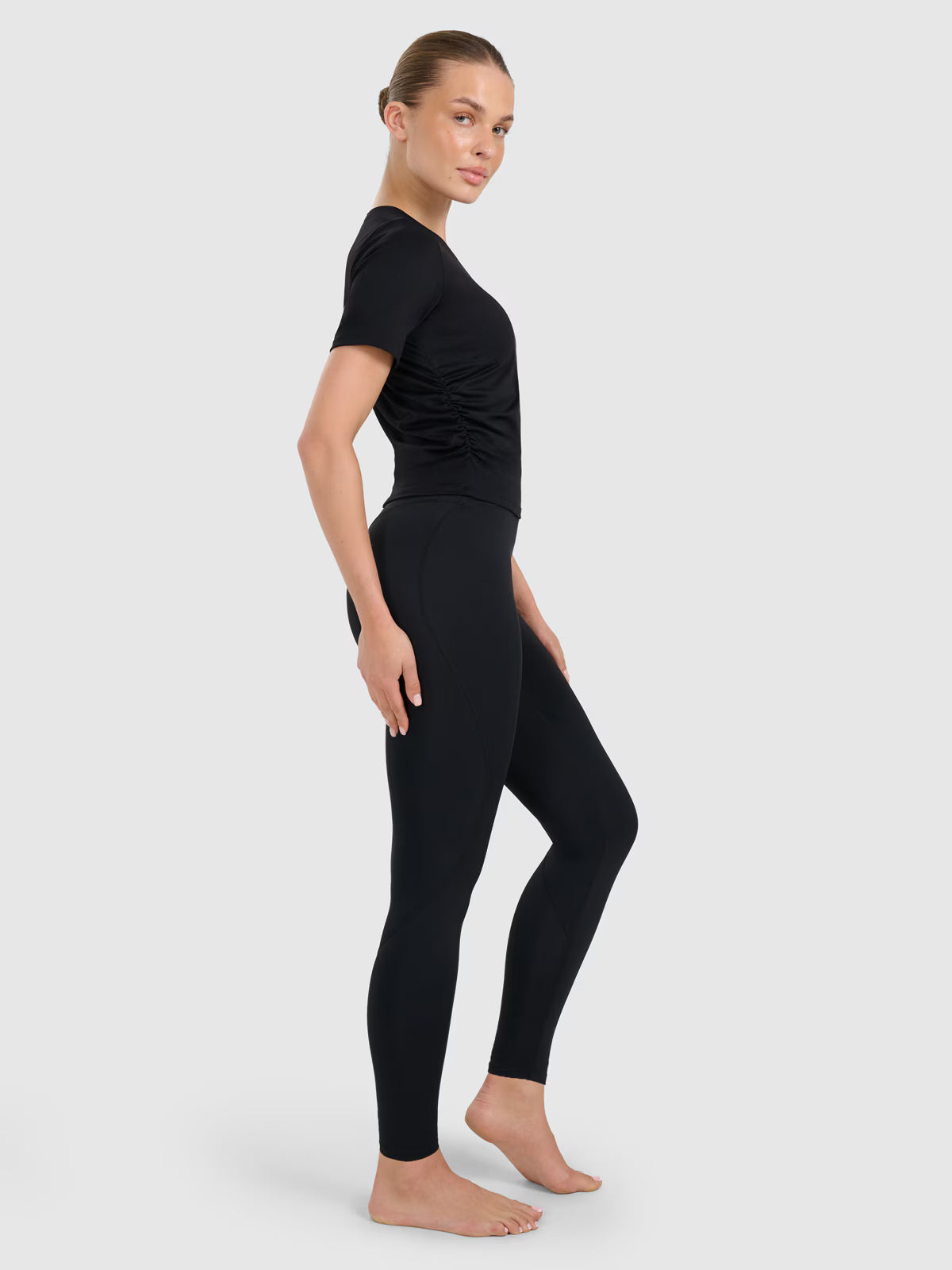 Legginsy do jogi i pilatesu szybkoschnące damskie