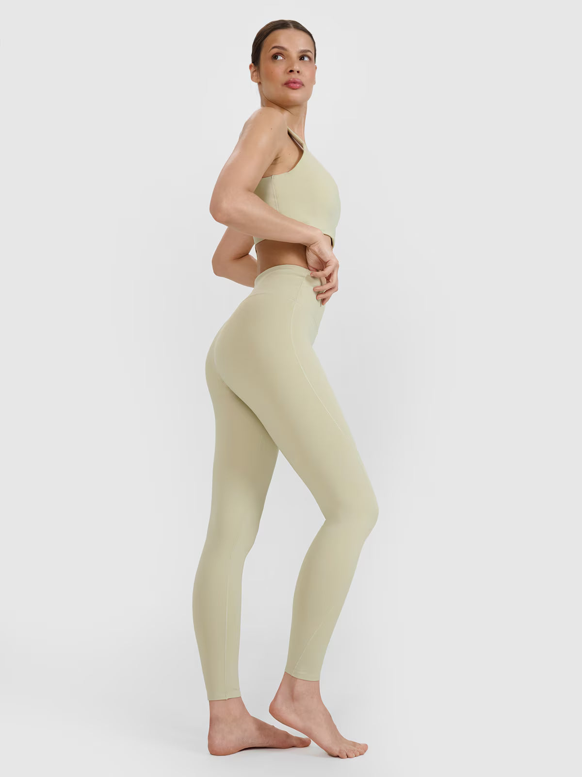 Legginsy do jogi i pilatesu szybkoschnące damskie