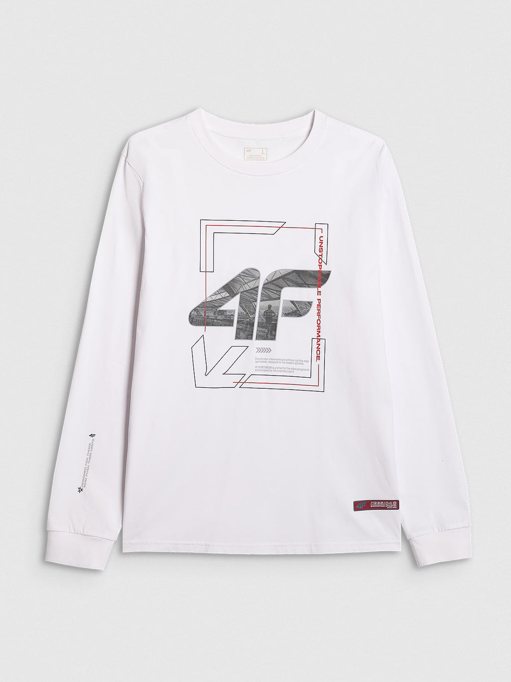 Longsleeve regular z nadrukiem męski