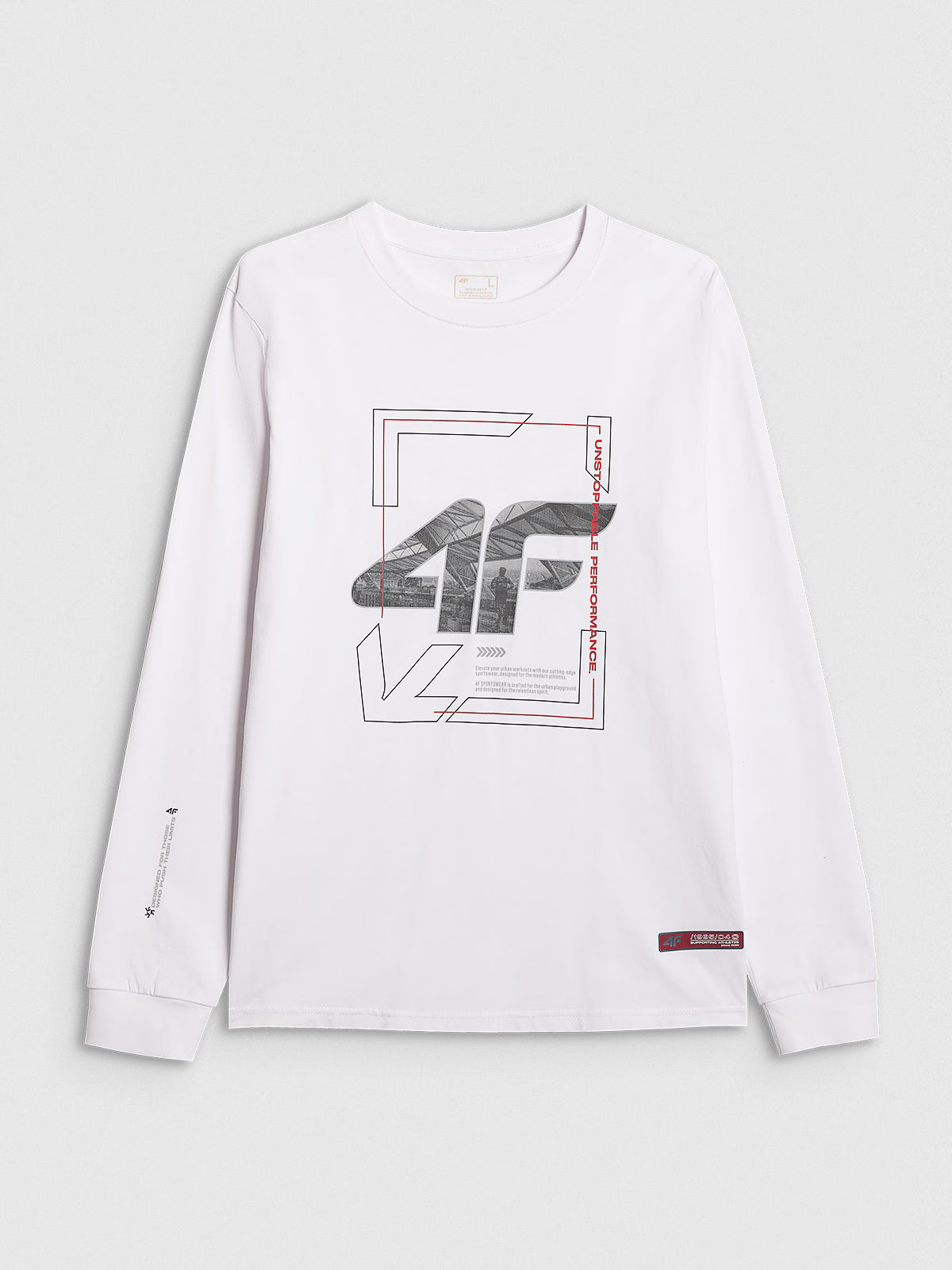Longsleeve regular z nadrukiem męski