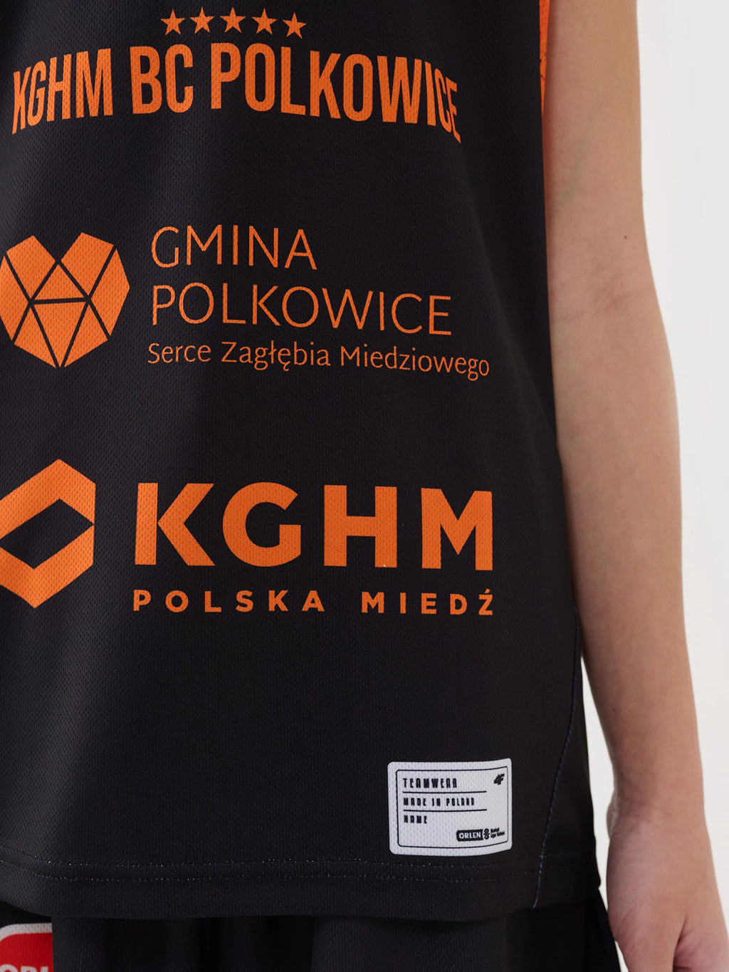 Koszulka meczowa replika domowa z sezonu 2024/25 dziecięca 4F x MKS Polkowice
