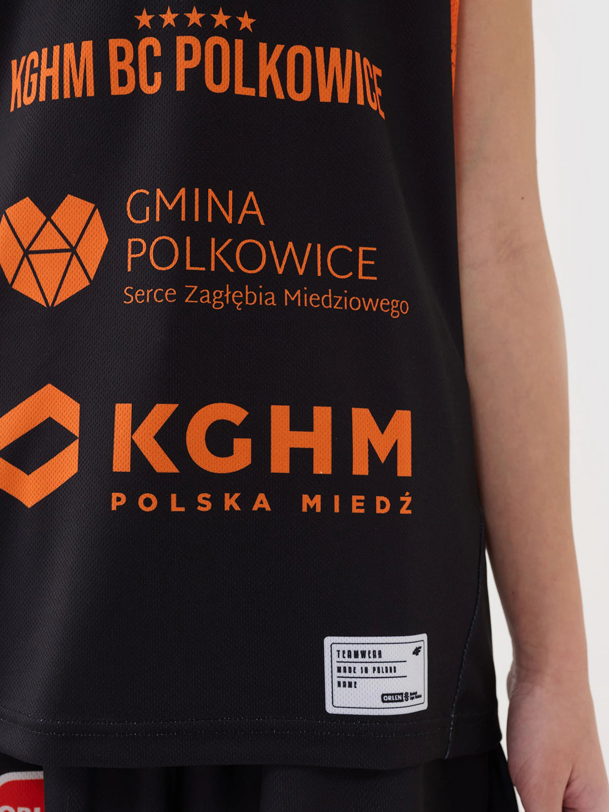 Koszulka meczowa replika domowa z sezonu 2024/25 dziecięca 4F x MKS Polkowice