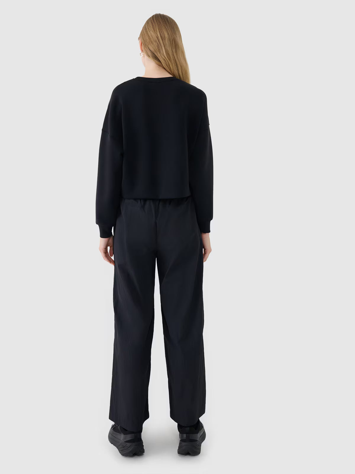 Bluza dresowa nierozpinana z modalem damska