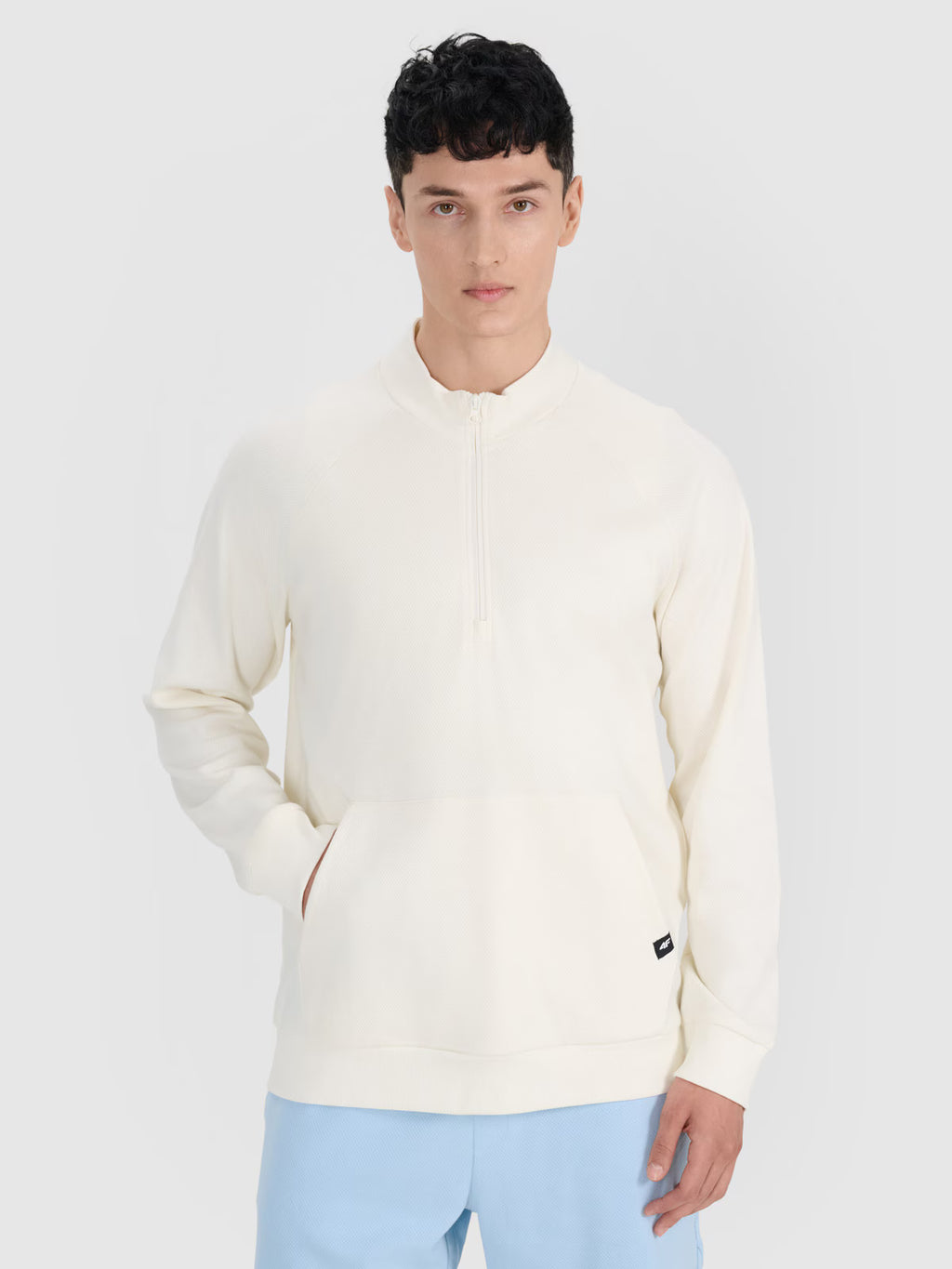 Bluza dresowa nierozpinana bez kaptura męska