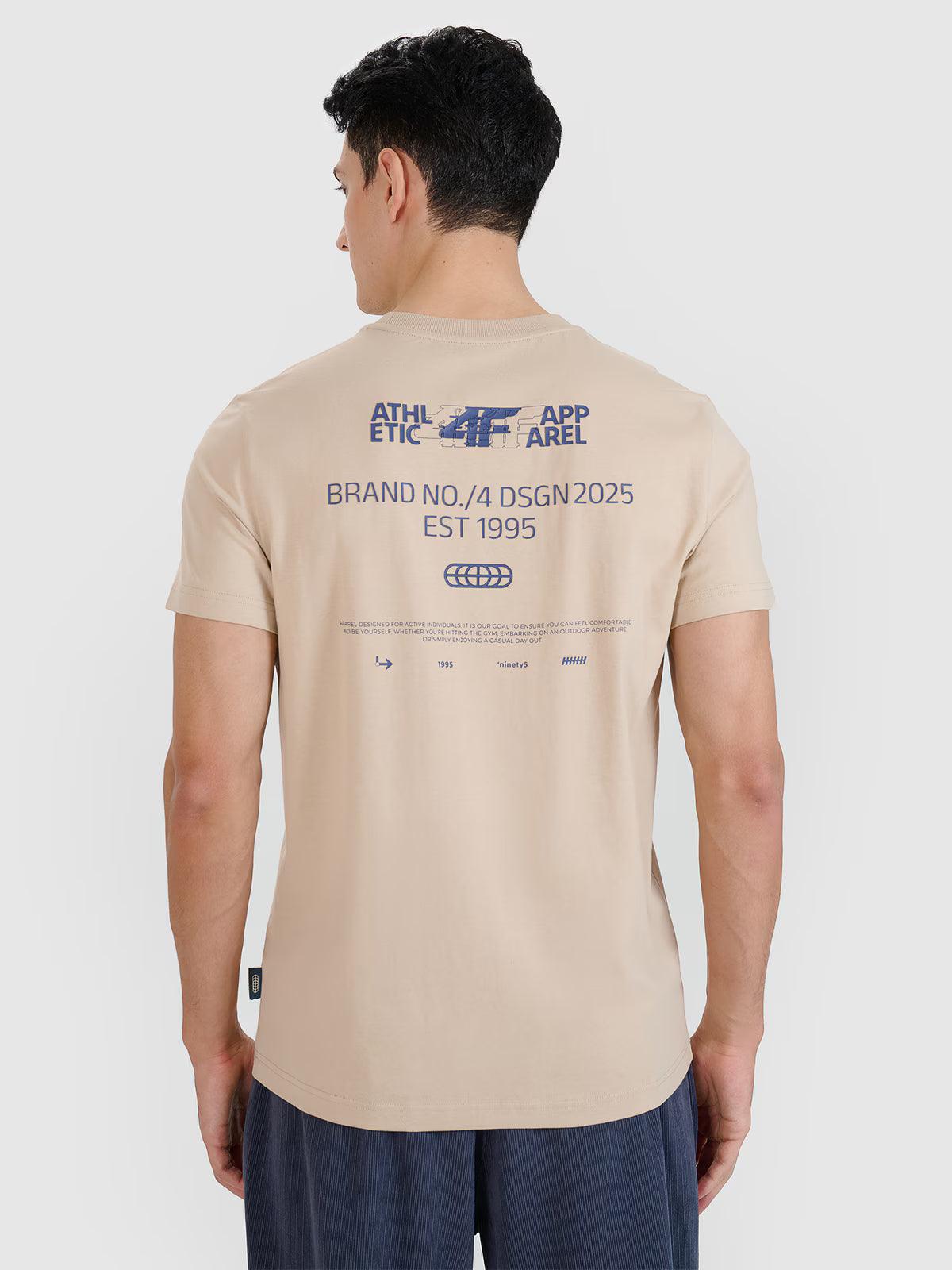 T-shirt regular z nadrukiem męski