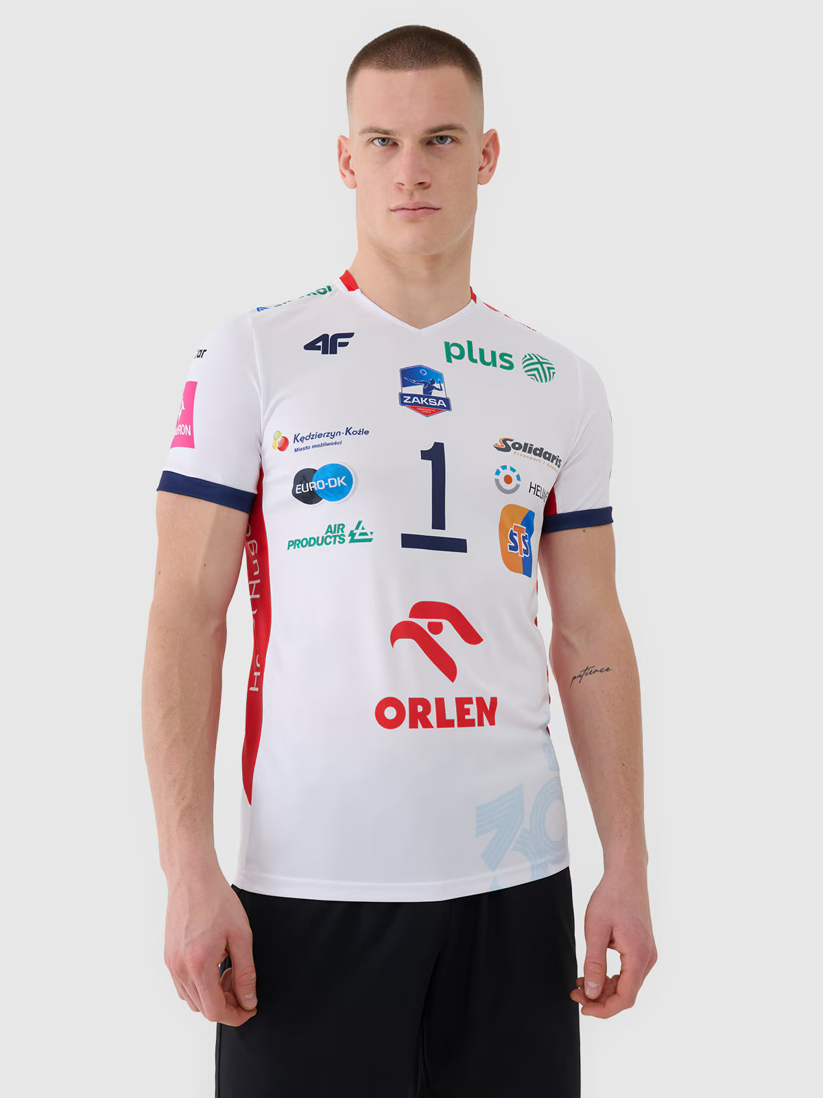 Koszulka meczowa replika domowa z sezonu 2024/25 męska 4F x Zaksa Kędzierzyn Koźle - Kurek