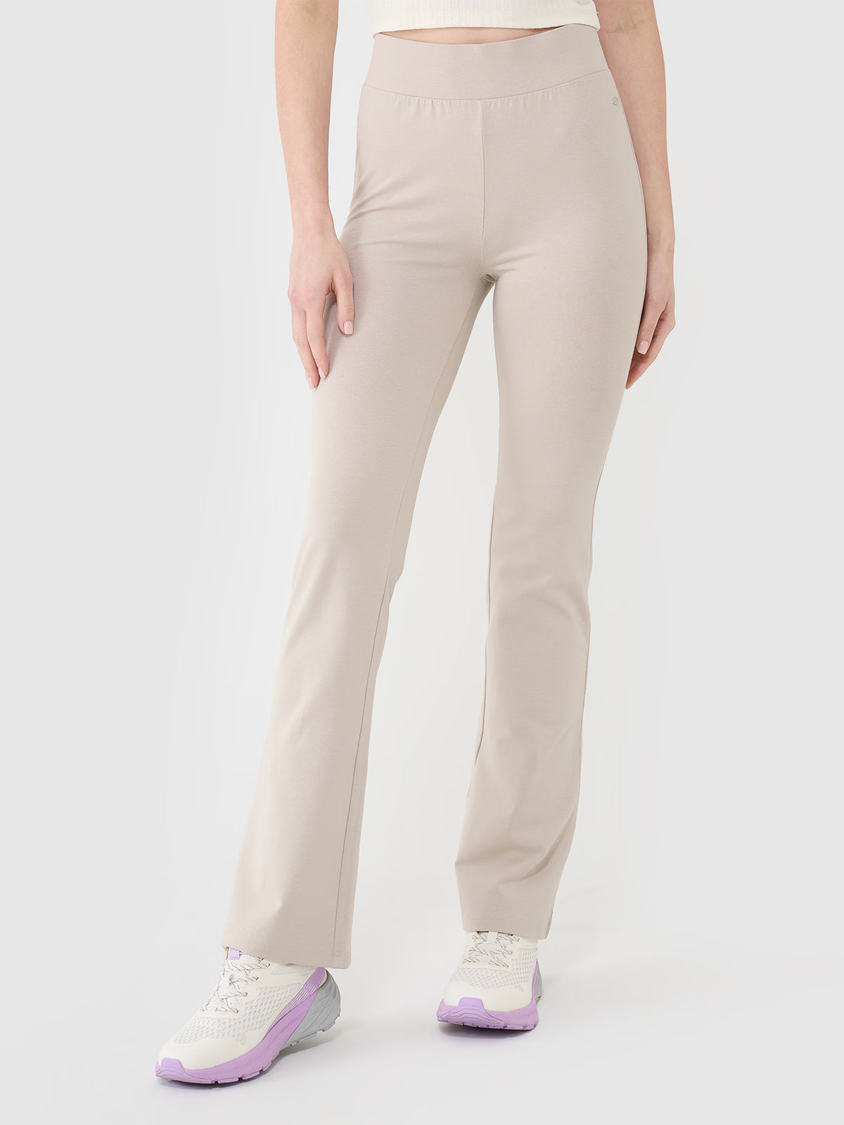 Legginsy z rozszerzanymi nogawkami damskie