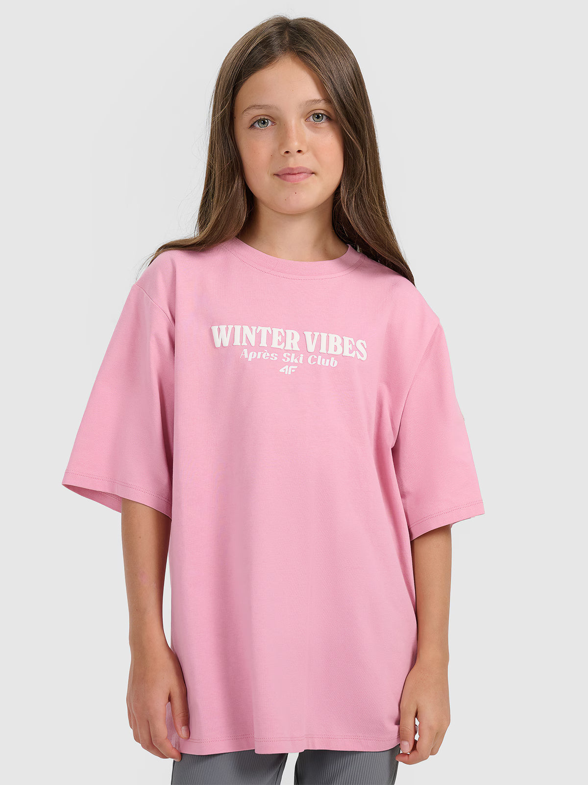 T-shirt regular z nadrukiem dziewczęcy