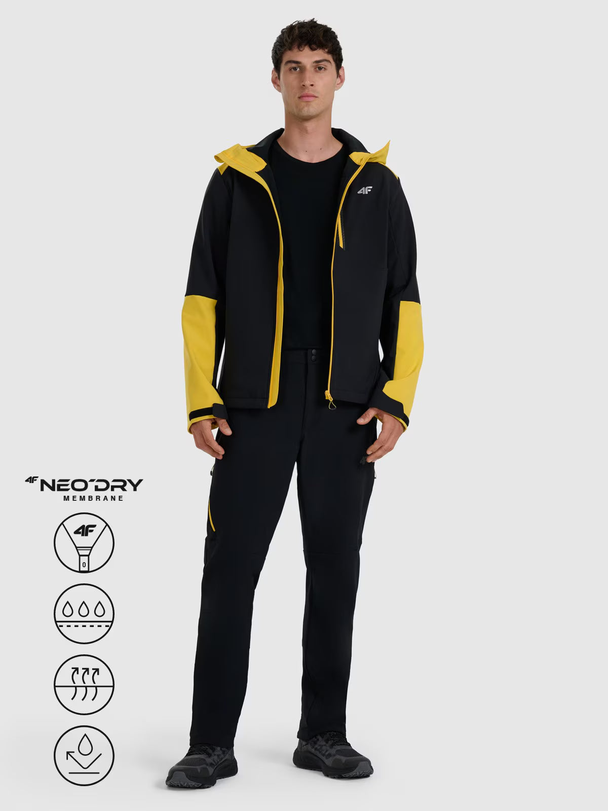 Kurtka softshell wiatroodporna membrana 8000 męska