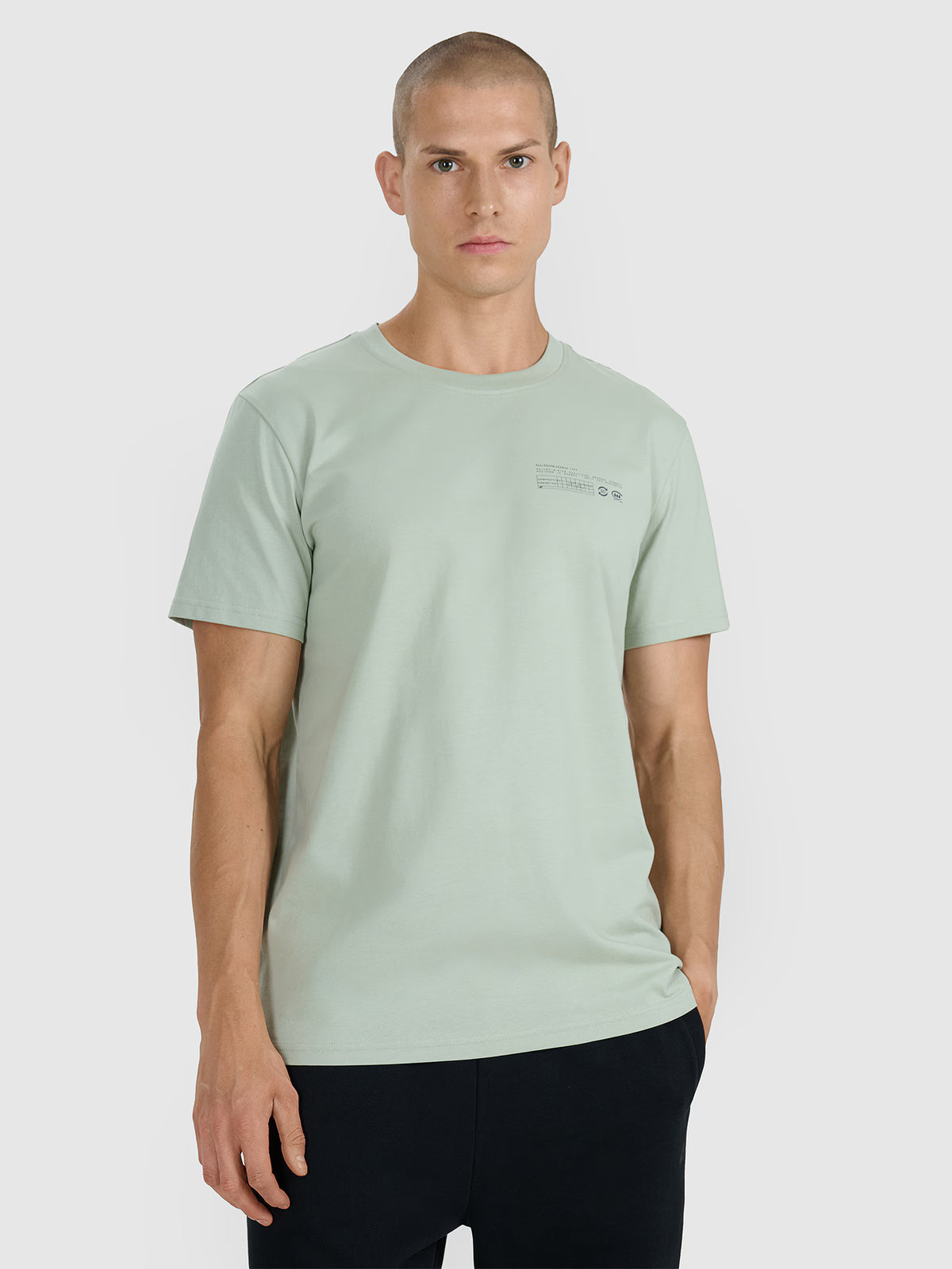 T-shirt regular z nadrukiem męski