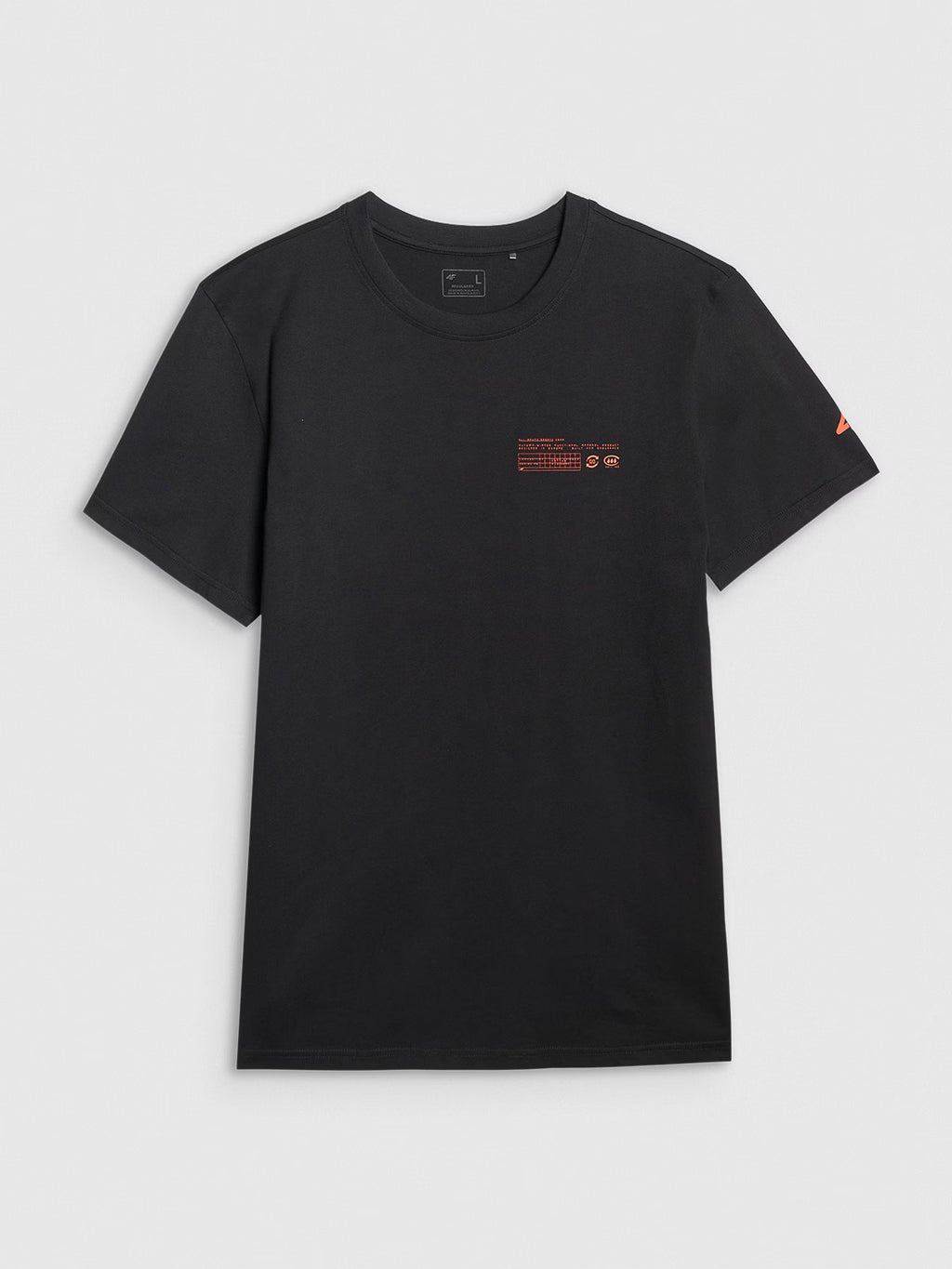 T-shirt regular z nadrukiem męski