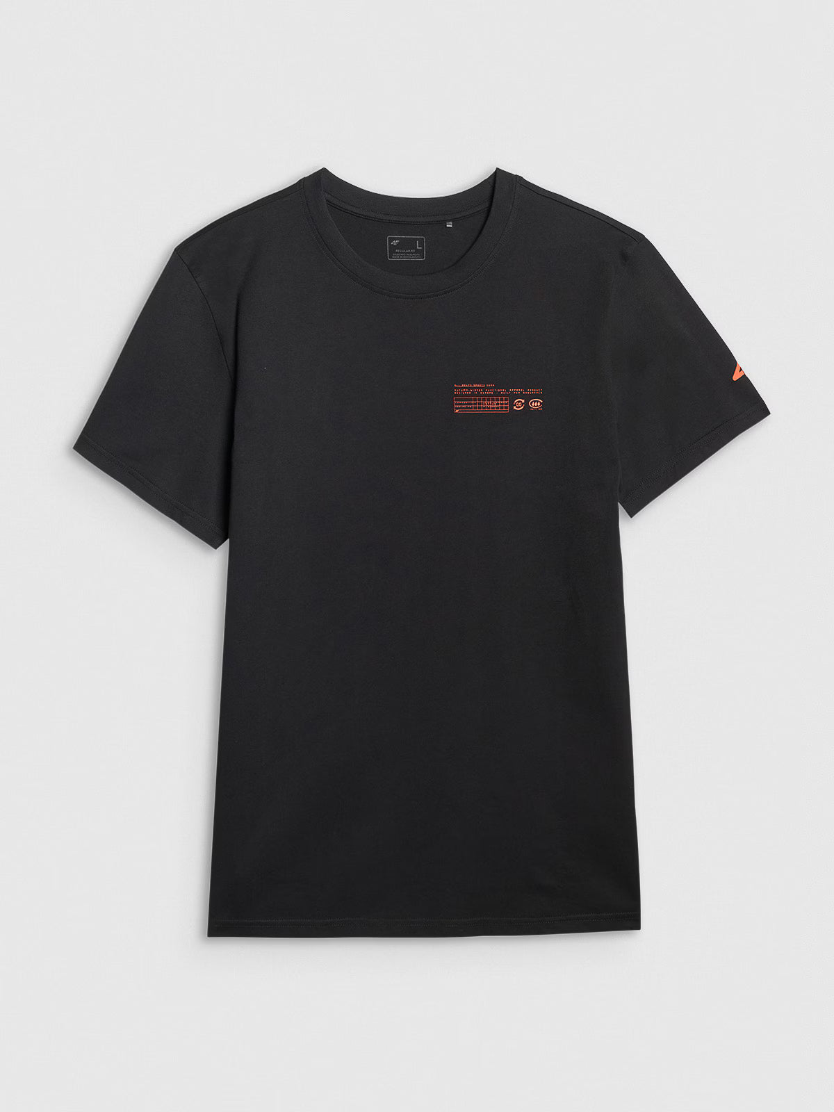 T-shirt regular z nadrukiem męski