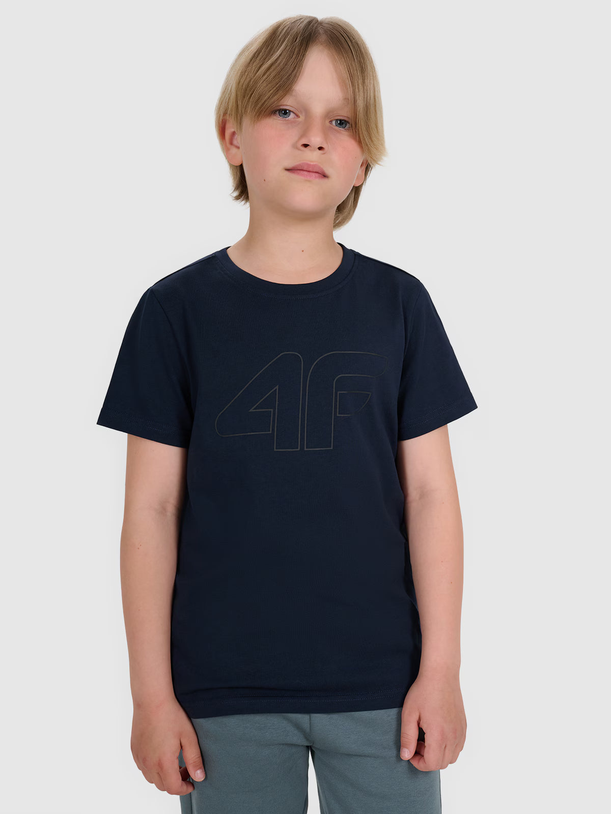 T-shirt regular z nadrukiem chłopięcy