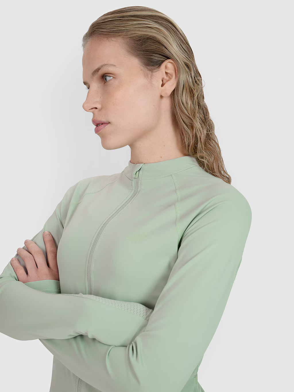 Longsleeve rowerowy rozpinany damski