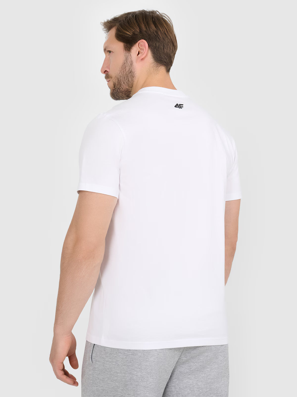 T-shirt regular z nadrukiem męski