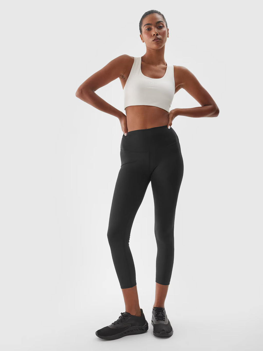 Legginsy treningowe 7/8 z wysokim stanem damskie