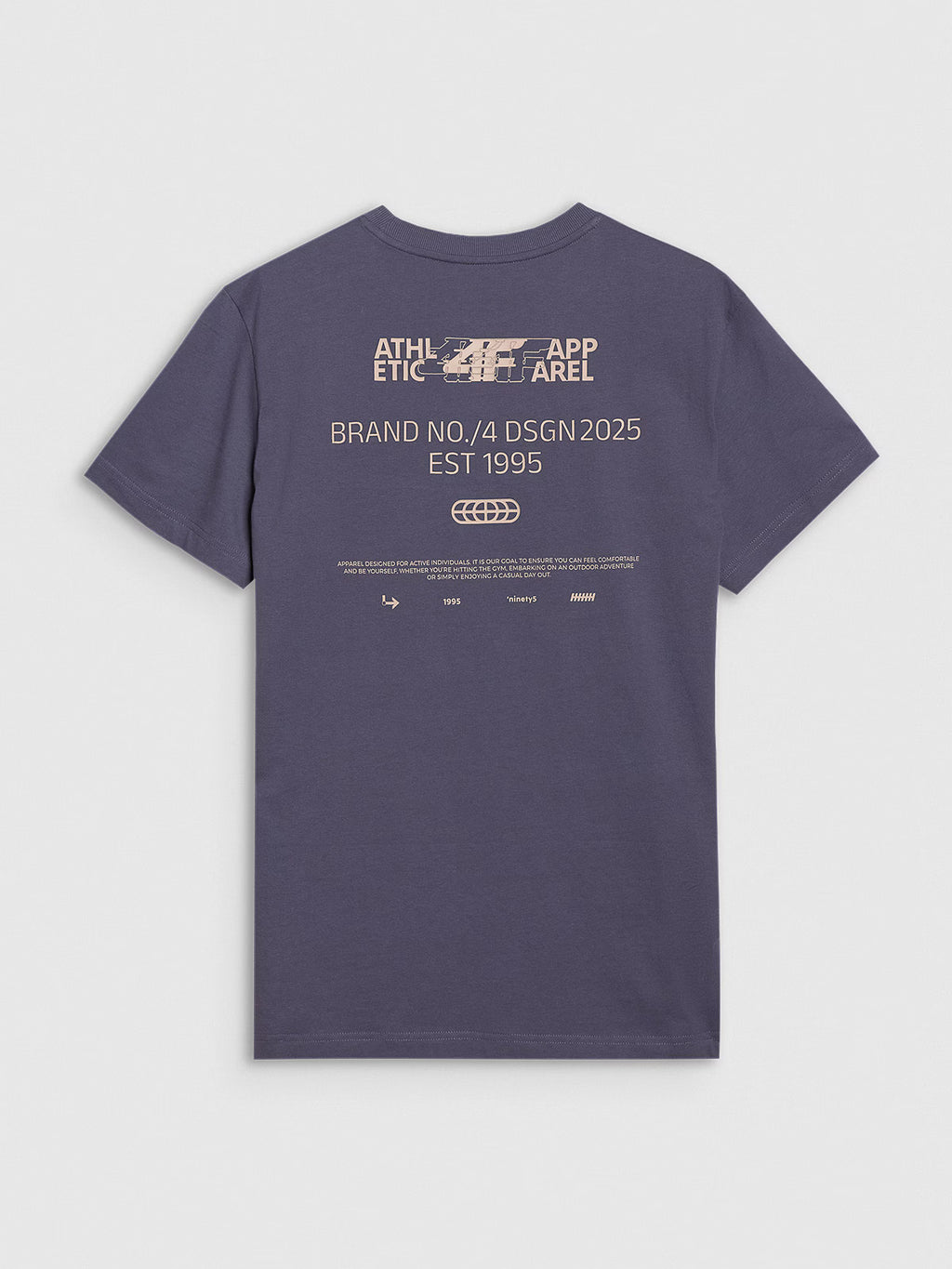 T-shirt regular z nadrukiem męski