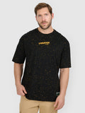 T-shirt oversize z nadrukiem męski