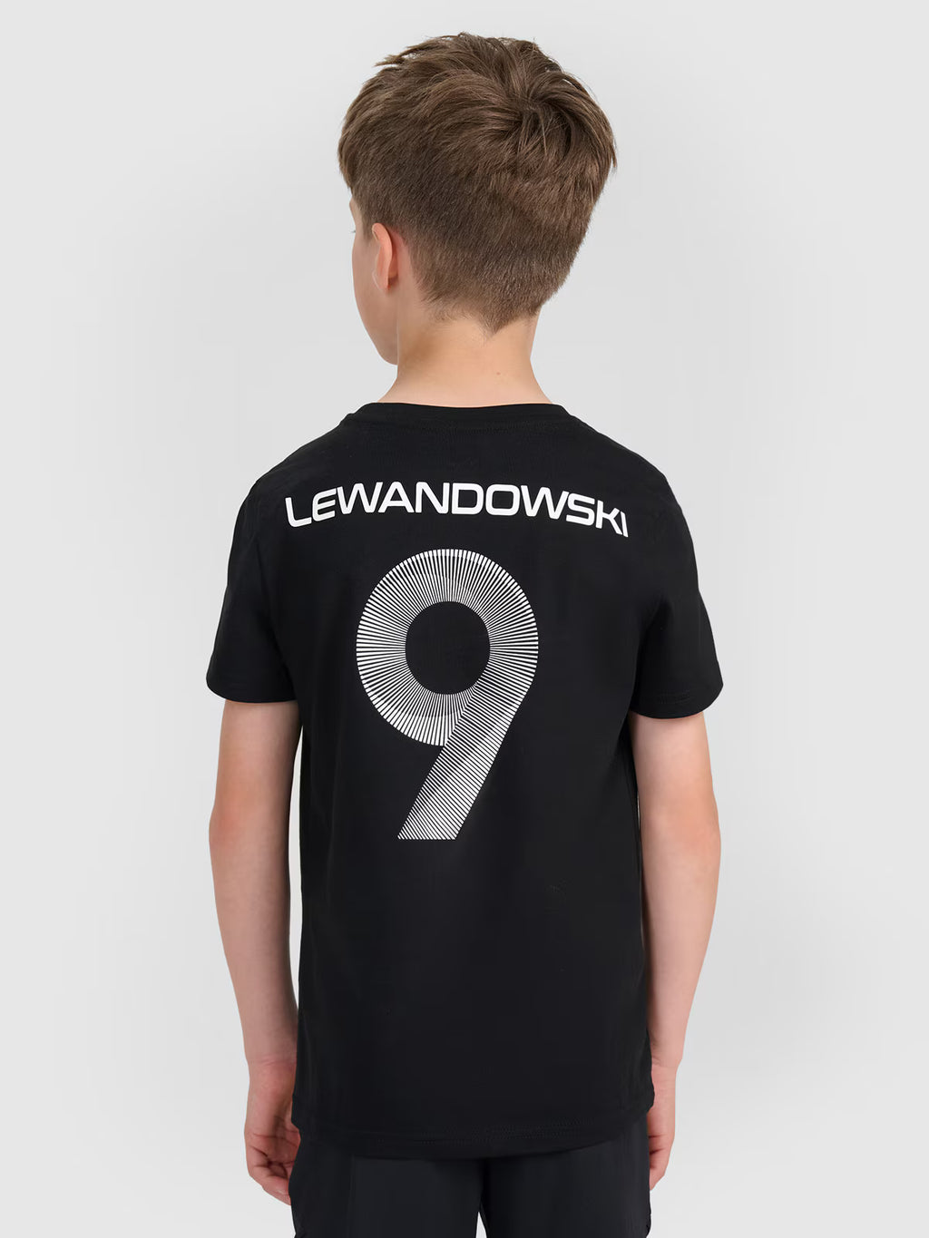T-shirt regular z nadrukiem dziecięcy 4F JUNIOR x Robert Lewandowski