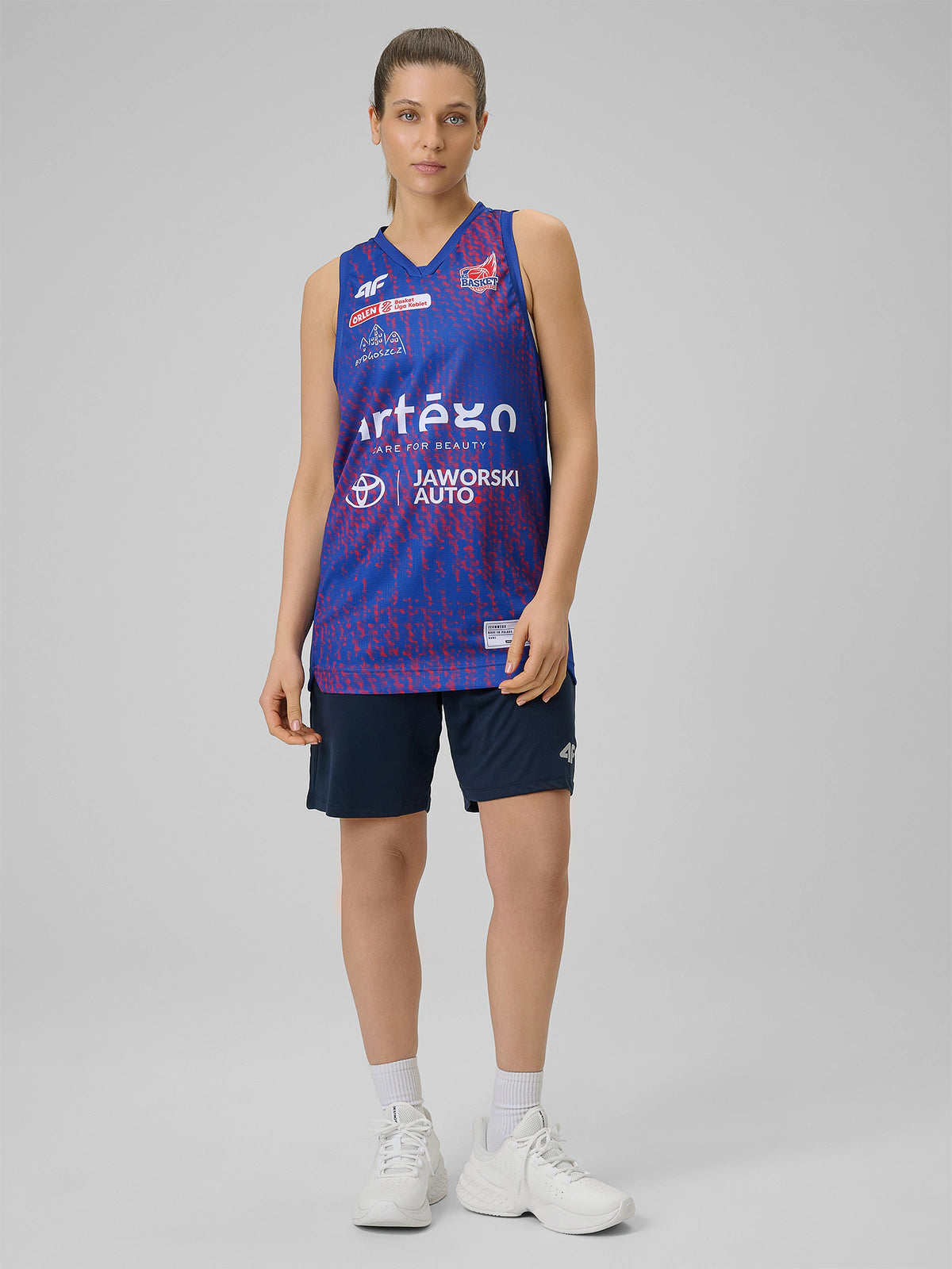 Koszulka meczowa replika wyjazdowa z sezonu 2025/26 damska 4F x KS Basket 25 Bydgoszcz