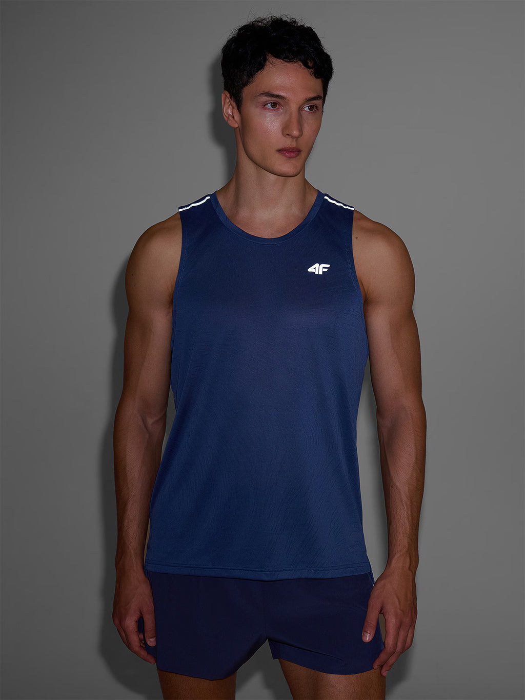 Tank top do biegania regular szybkoschnący męski