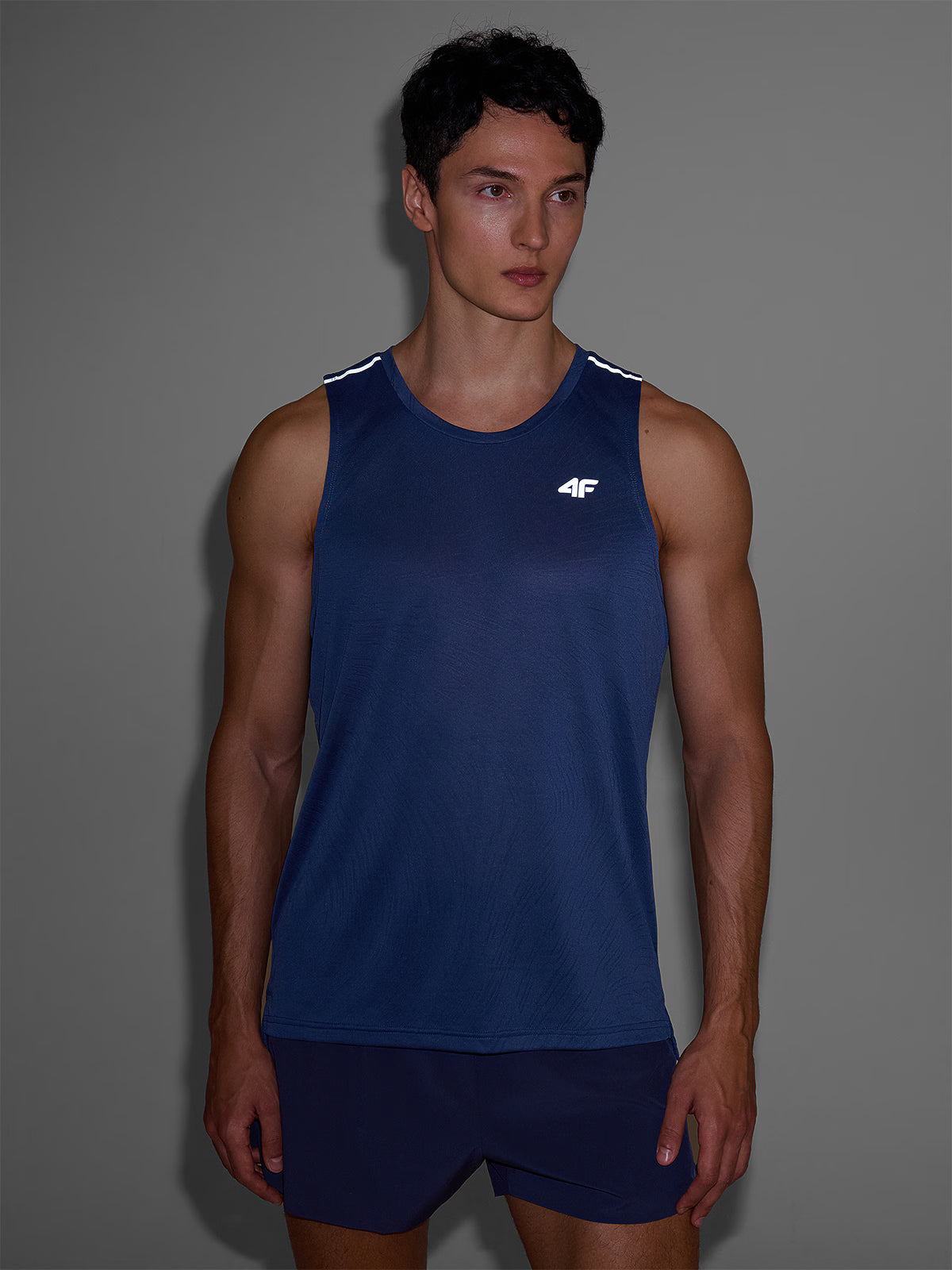 Tank top do biegania regular szybkoschnący męski
