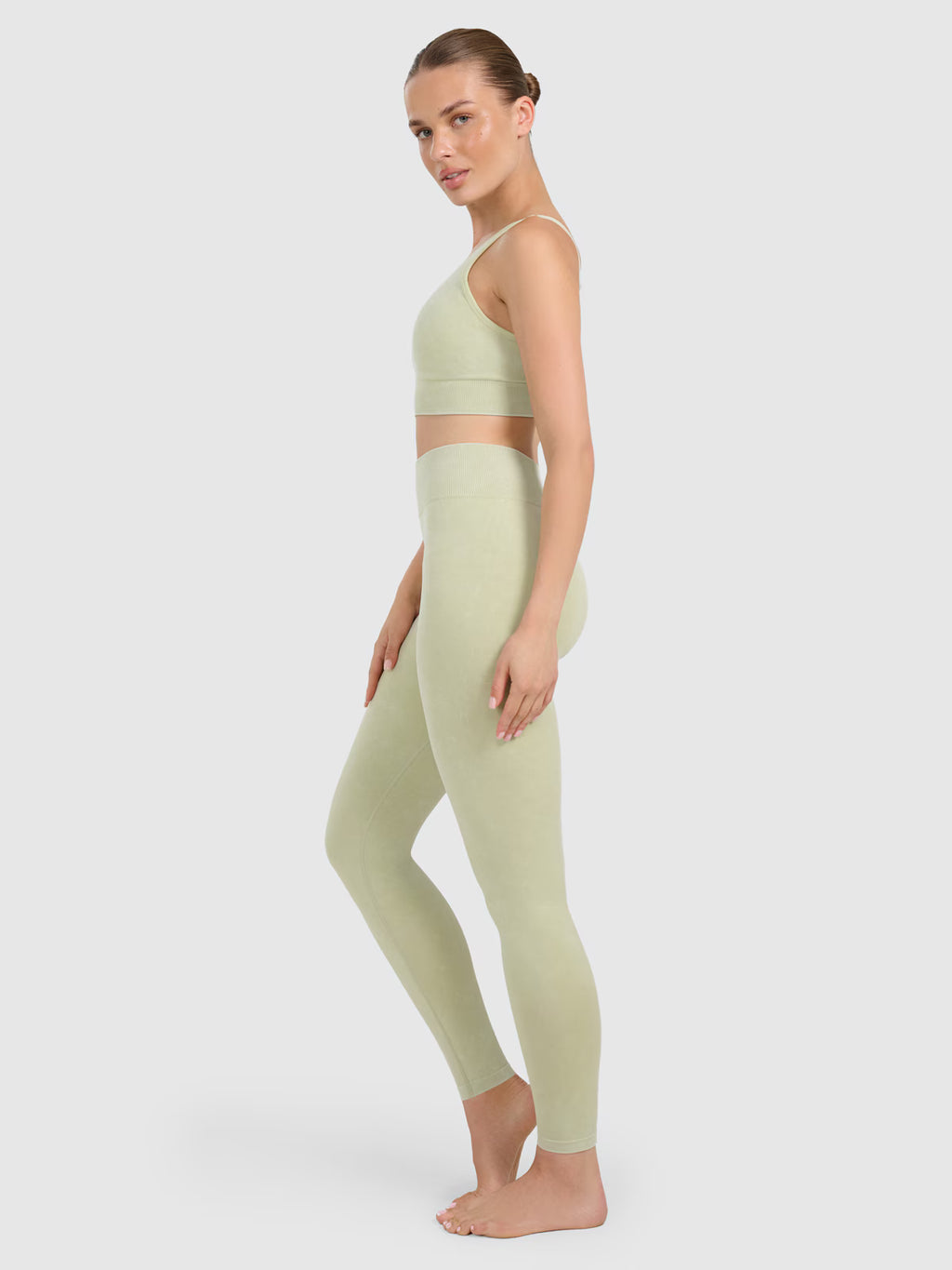 Legginsy do jogi i pilatesu bezszwowe damskie